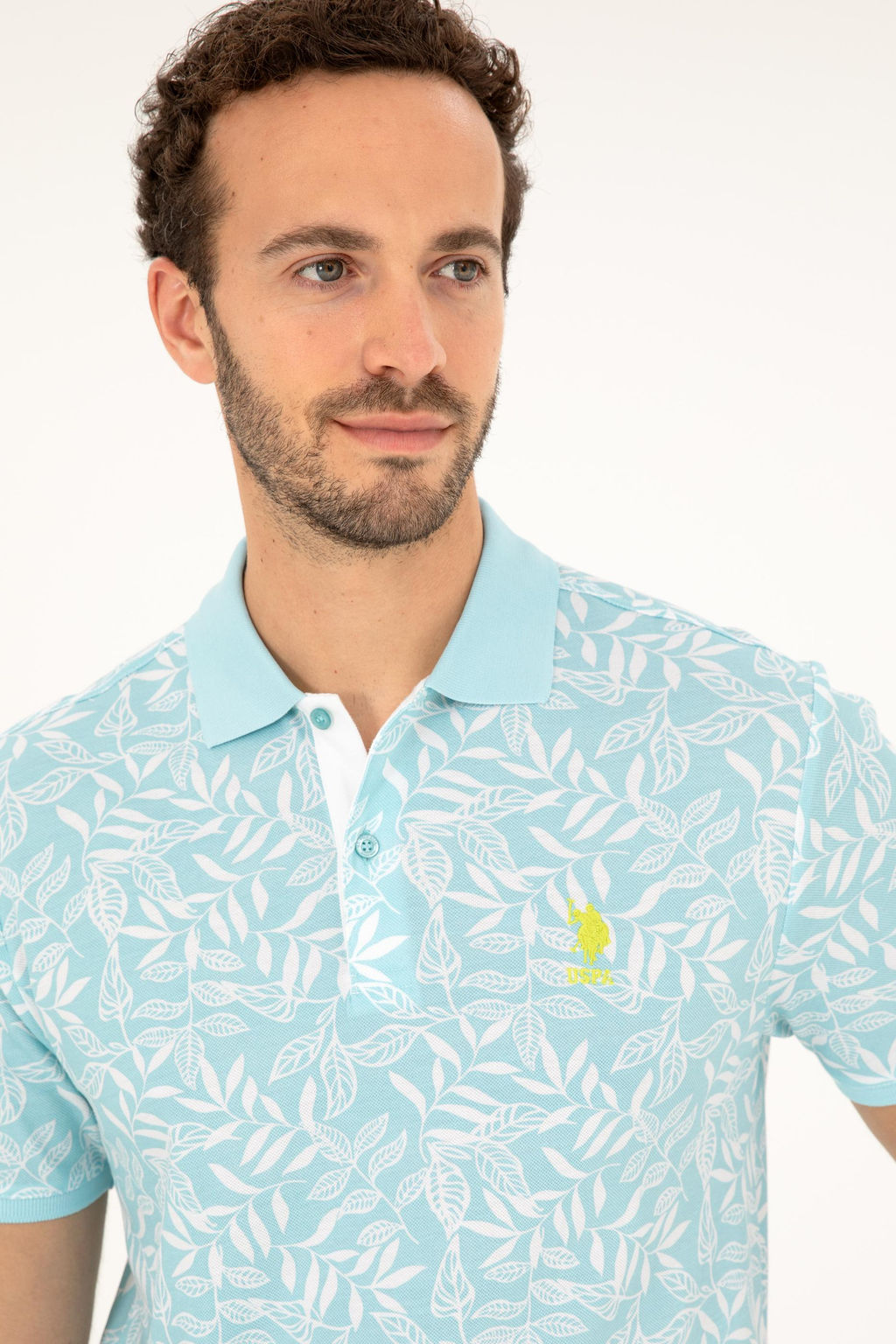 U. S. Polo Assn / Мужская мятная футболка - U.s. polo assn фото 9