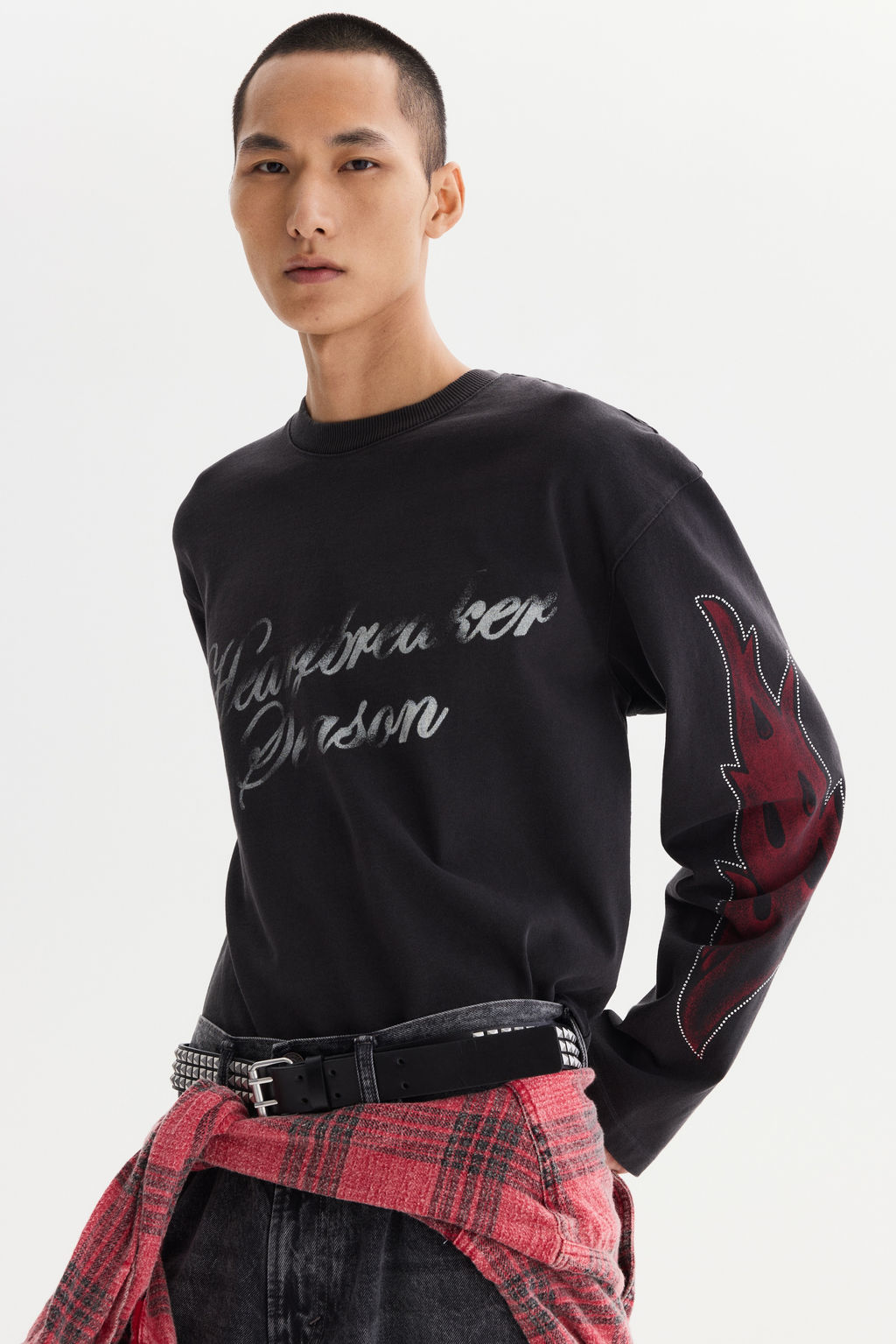 Camiseta de manga larga Loose Fit - H&m фото 3