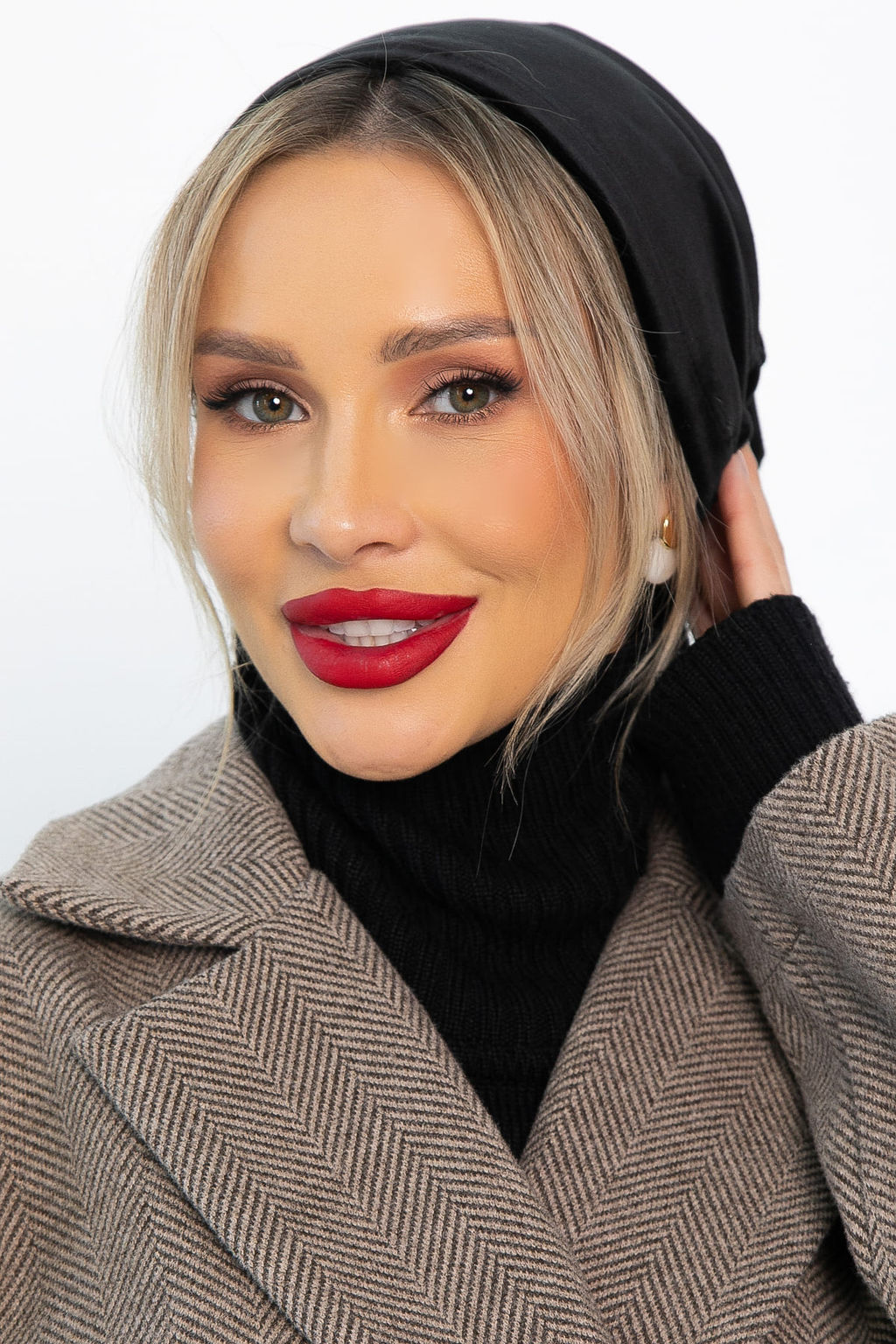 Чалма с резинкой (черная) ЧР10-23М