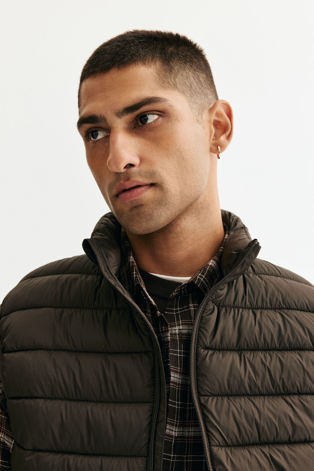 Chaleco acolchado repelente al agua Slim Fit - H&m фото 5