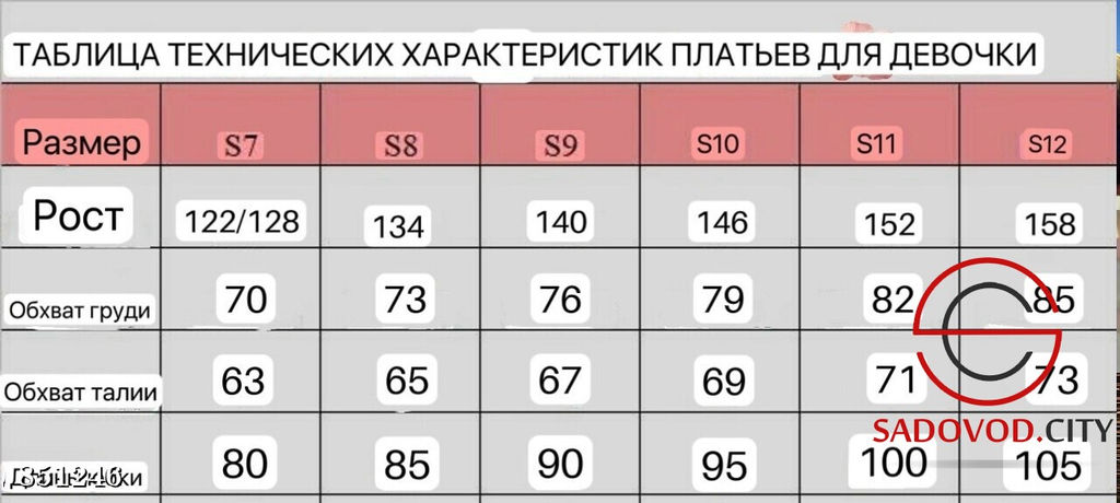 Платье для девочки нарядное