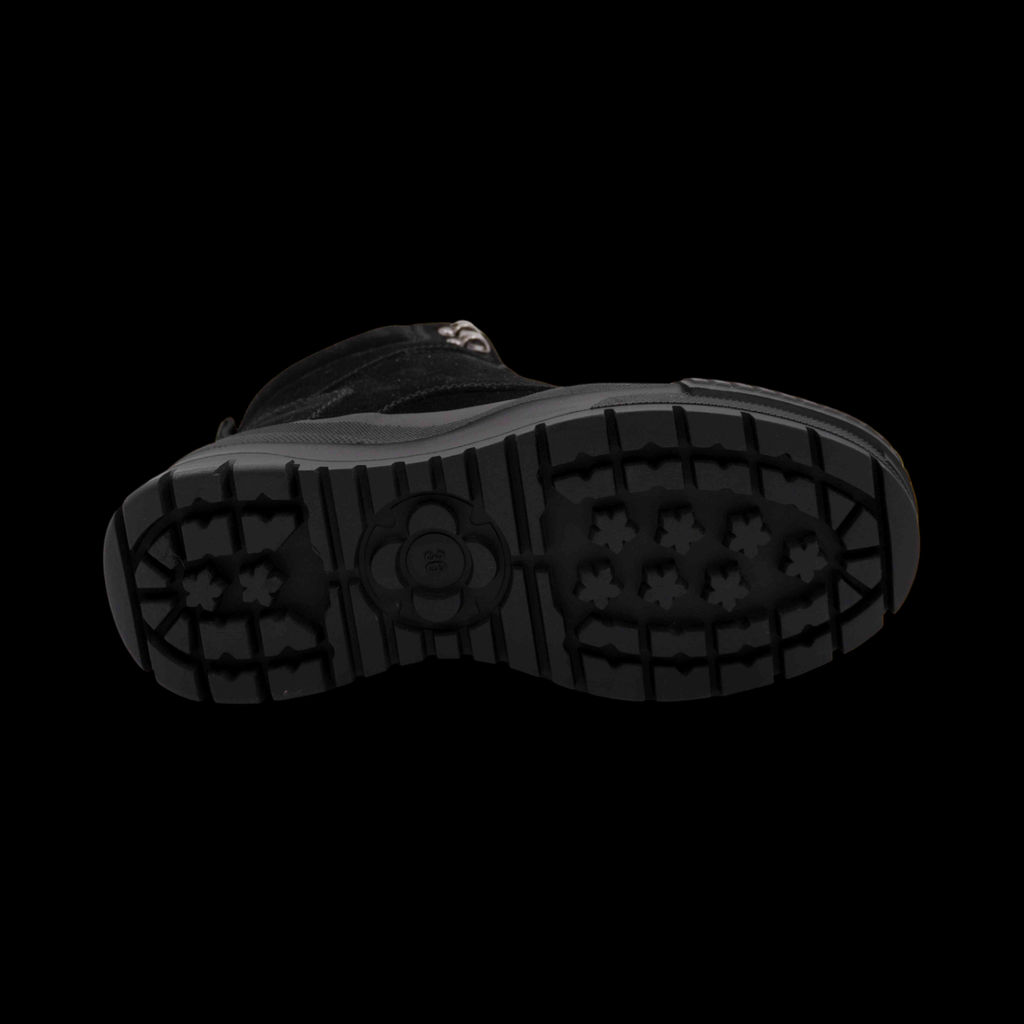 Ботинки из натуральной кожи на меху 88301-1 черные