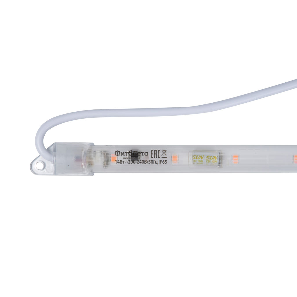 ULZ-P06-14W/SPSB IP65 CLEAR Светильник для растений светодиодный линейный, 900мм. Пластик. Спектр для рассады и цветения. TM ФитоЛето