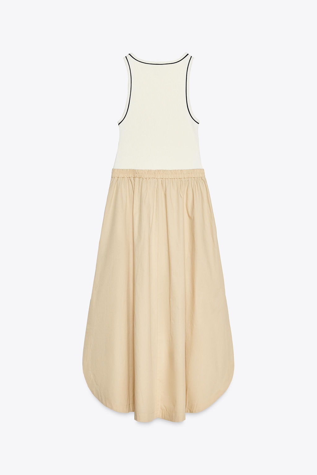 CONTRAST MIDI DRESS - Zara фото 9