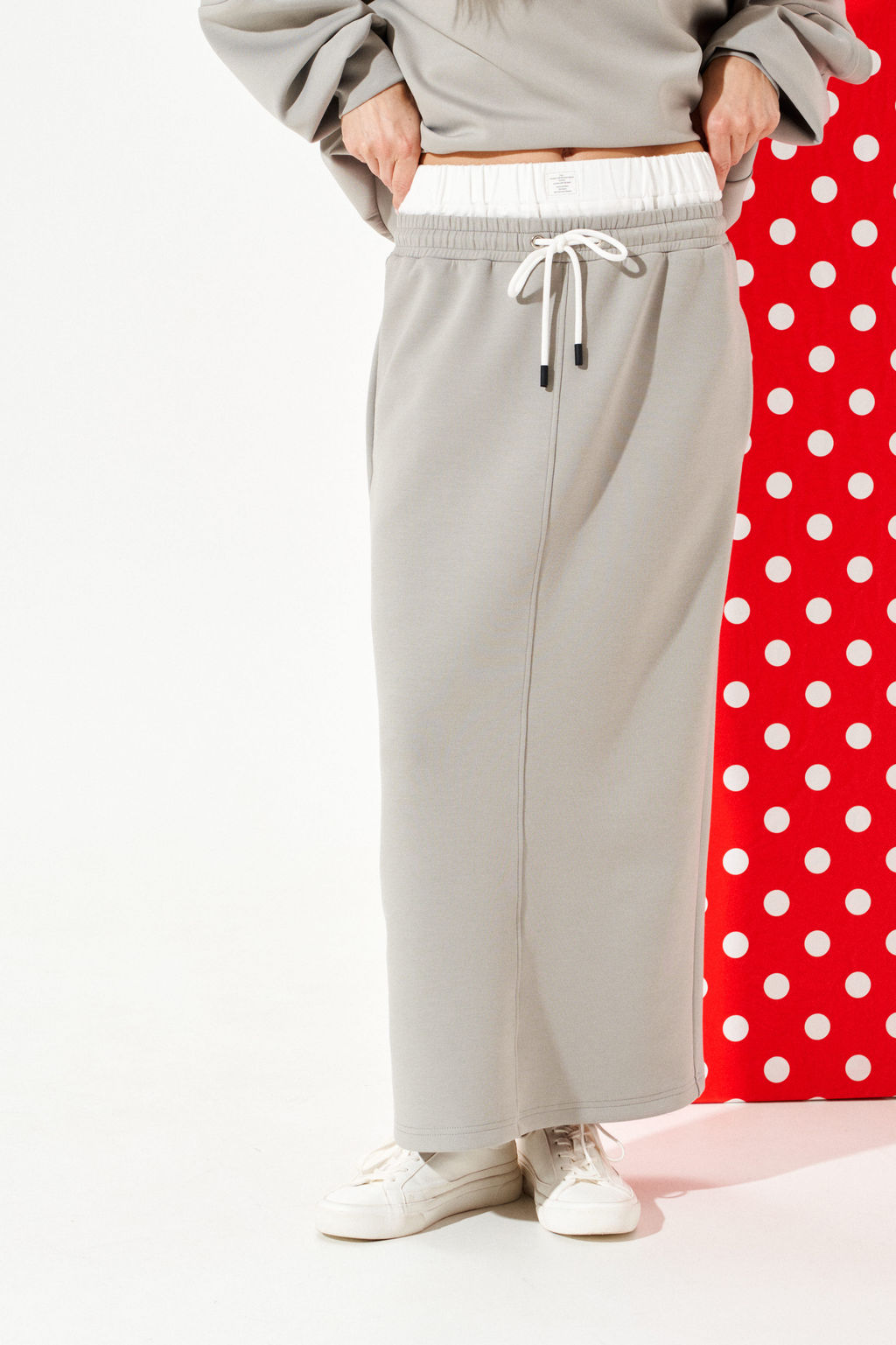 костюм женский 2-х предметный (свитшот + юбка) - Elletto фото 8