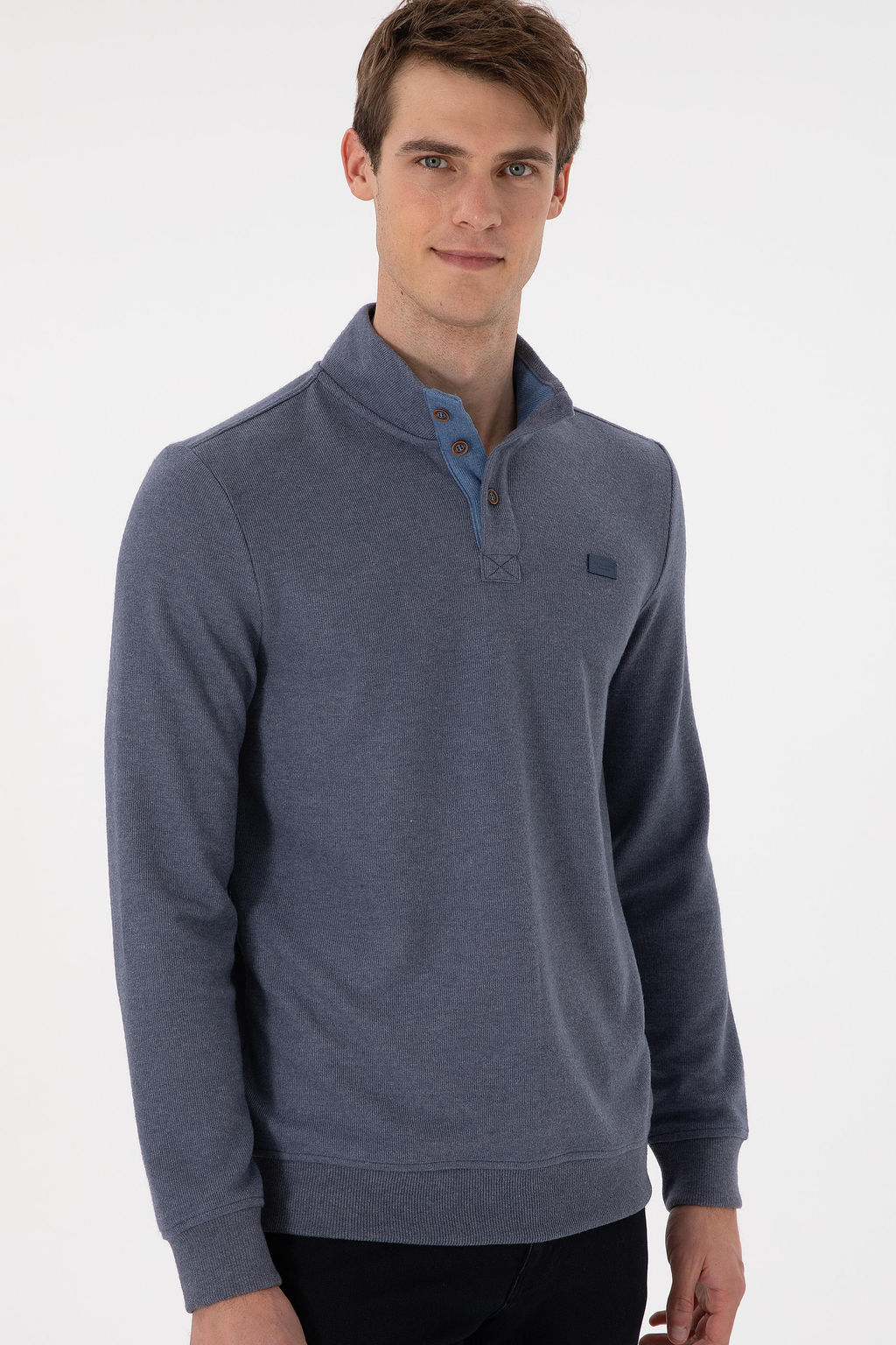 Мужской темно-синий свитшот Неожиданная скидка в корзине - U.s. polo assn фото 3