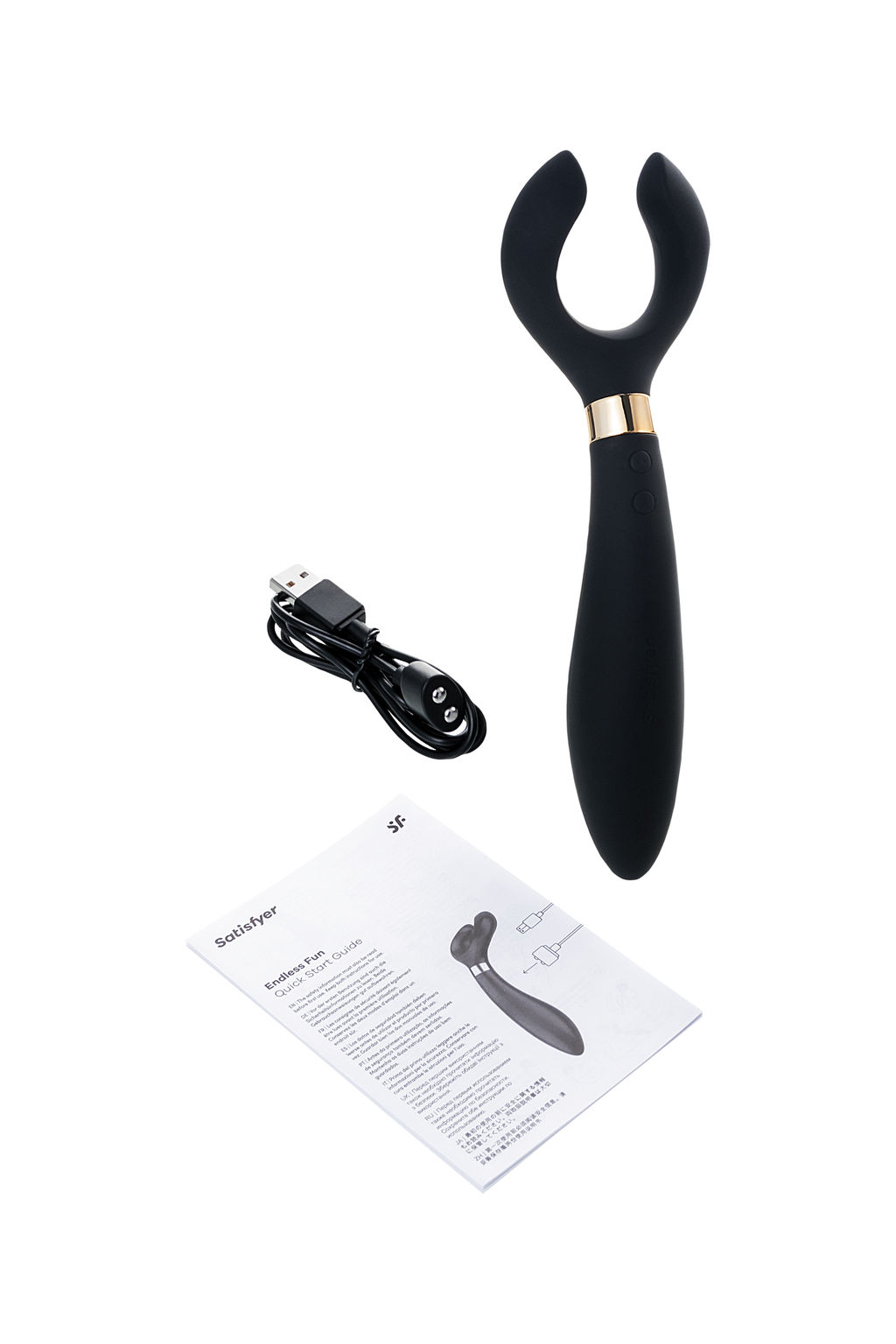 Многофункциональный стимулятор для пар Satisfyer Partner Multifun 3, силикон, чёрный, 23,5 см.  фото 6