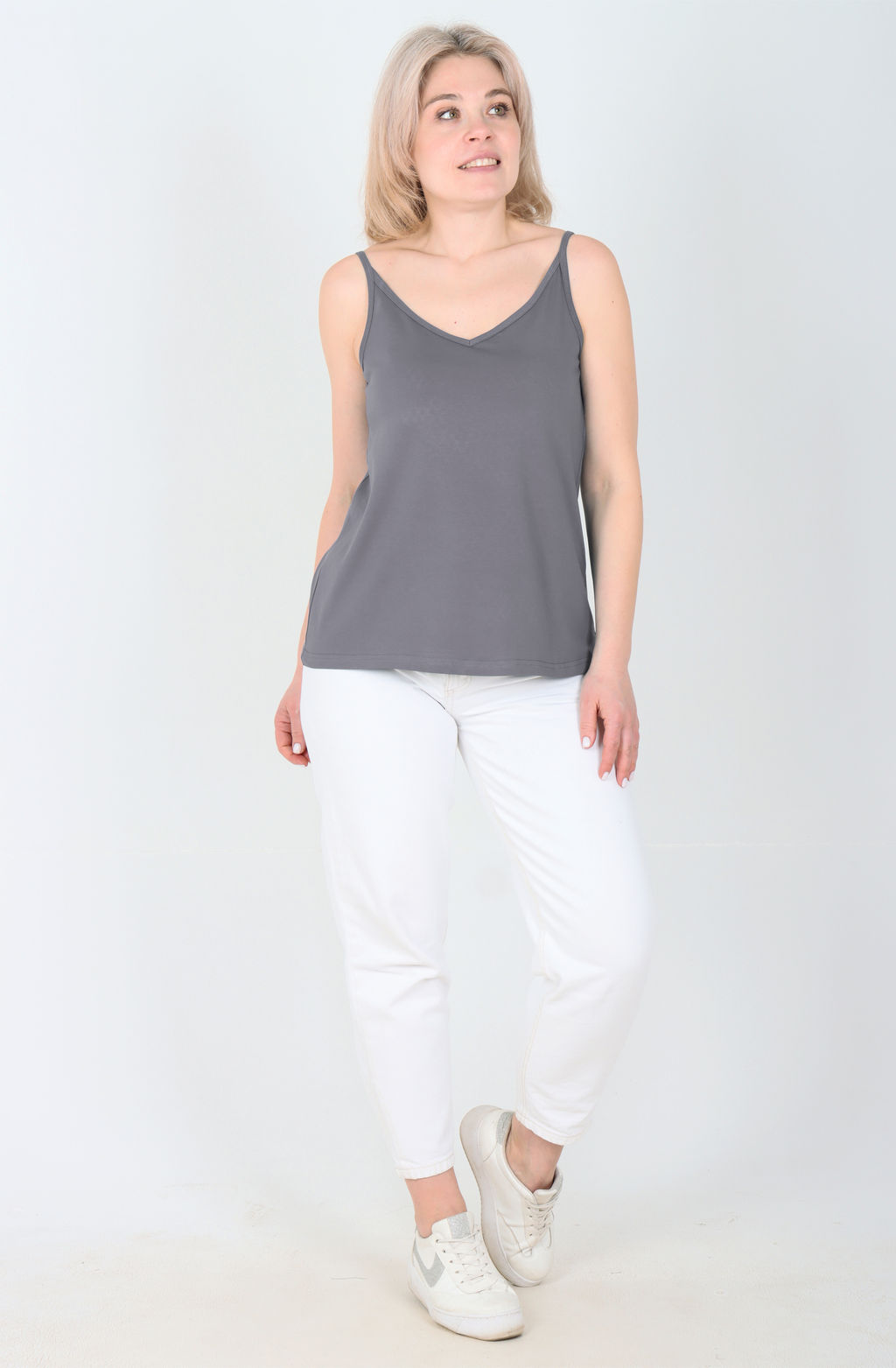 Майка Марсель Ф-111 (42-52) кулирка с лайкрой - Лотос фото 7