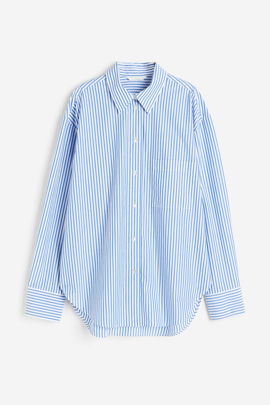 Camisa oversize de popelina - H&m фото 6