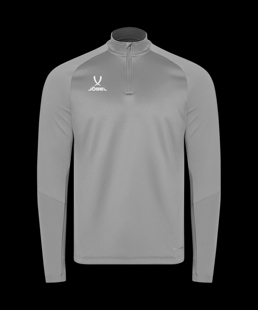 Джемпер тренировочный JOGEL PREMIER PerFormDRY Training 1/4 Zip Fleece Top, серый  фото 2
