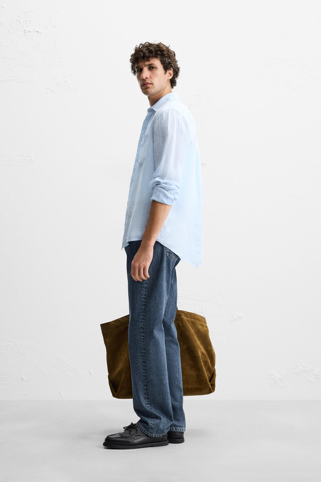 100% LINEN SHIRT - Zara фото 20