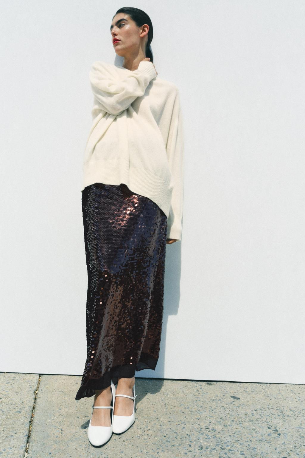 BASIC 100% WOOL SWEATER - Zara фото 2