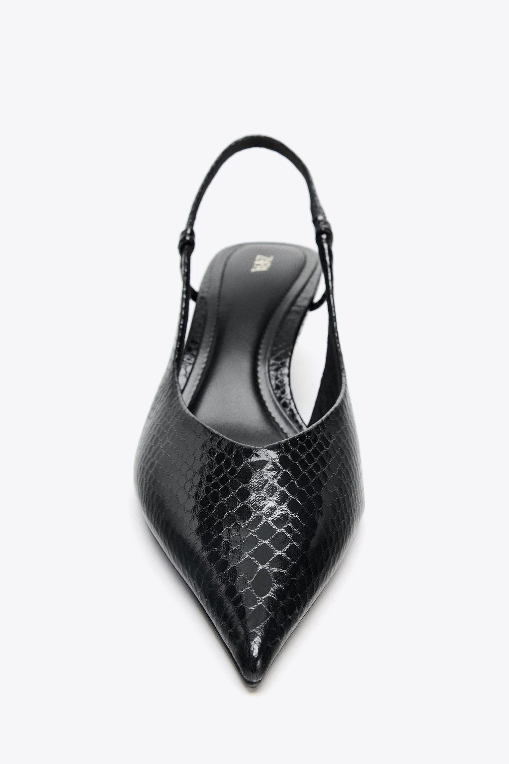 TEXTURED SLINGBACK SHOES - Zara фото 4
