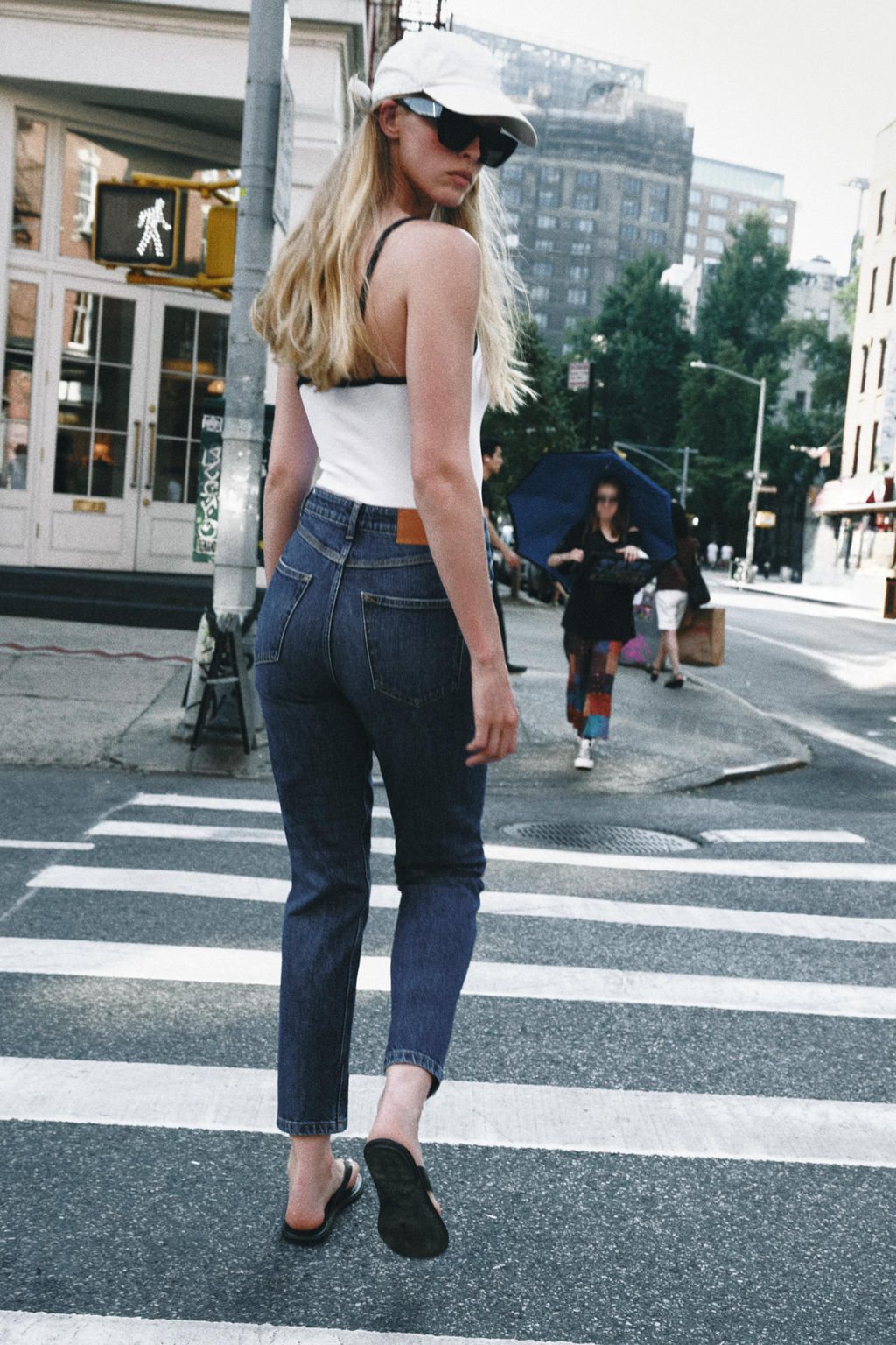 JEANS Z1975 MOM FIT TIRO ALTO / Azul - Zara фото 5