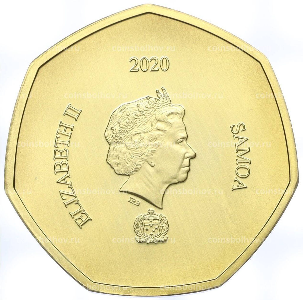 Монета 10 центов 2020 года Самоа 70 лет вступления Китайских народных добровольческих войск в войну КНДР против агрессии США