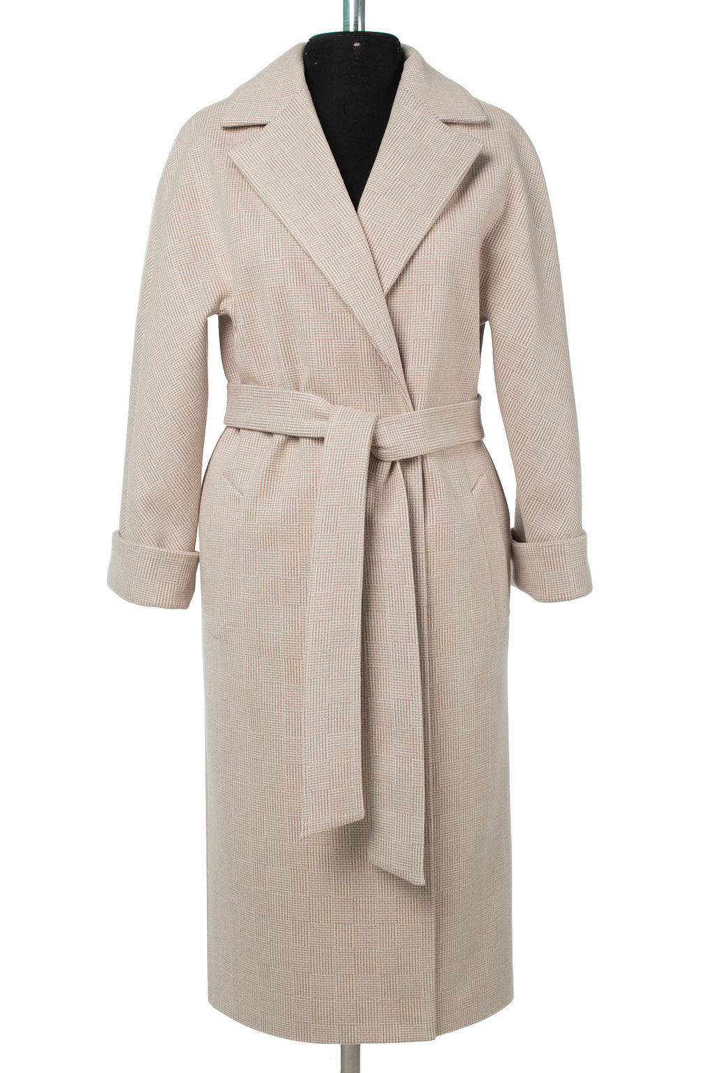 Пальто женское демисезонное Classic Reserve (пояс) - El podio фото 7