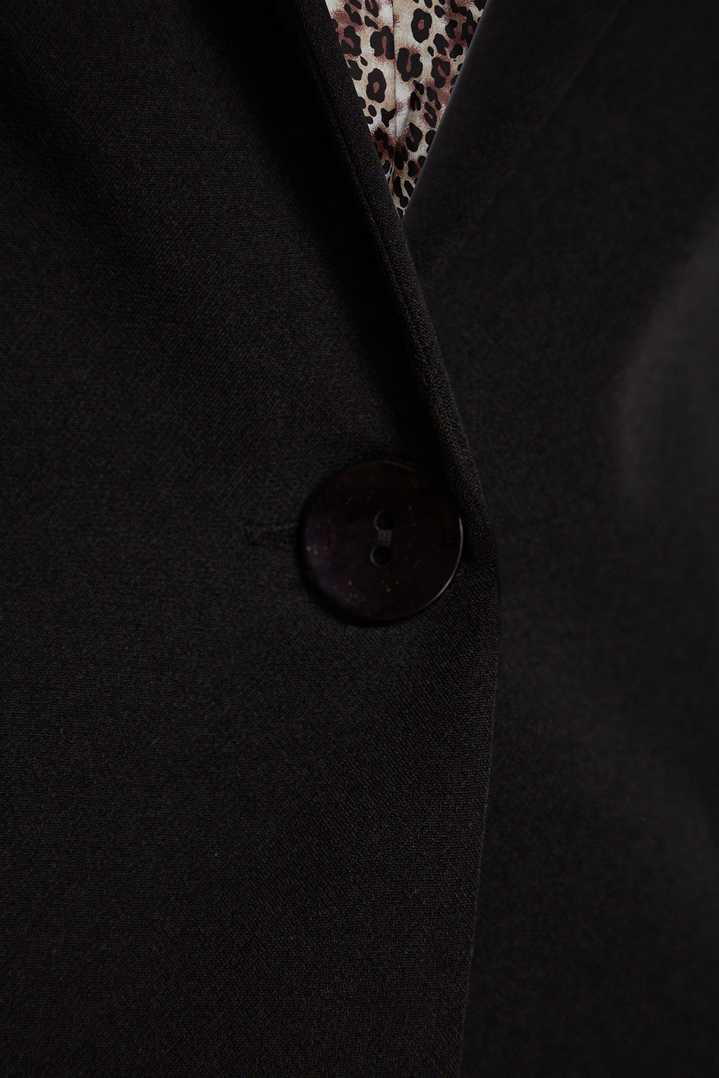 Siyah Regular Astar Detayl? Dokuma Blazer Ceket TWOAW20CE0316