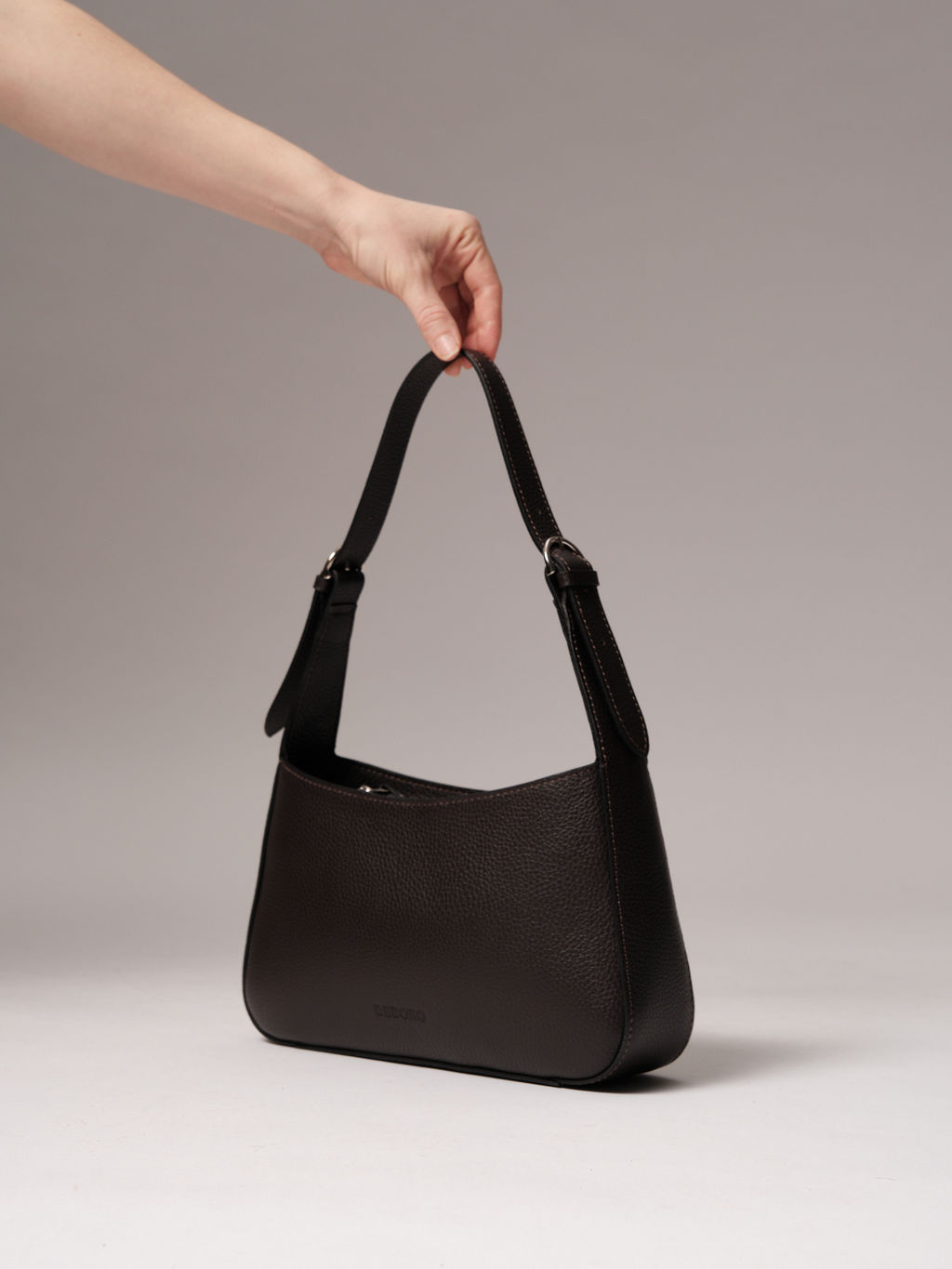 Сумка багет Deboro 31046 темно-коричневый