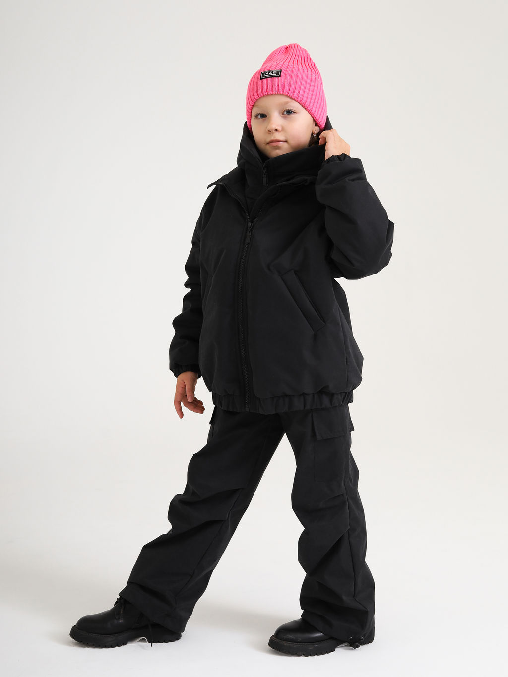 Куртка-бомбер VELUR, черная - Inzibe фото 9