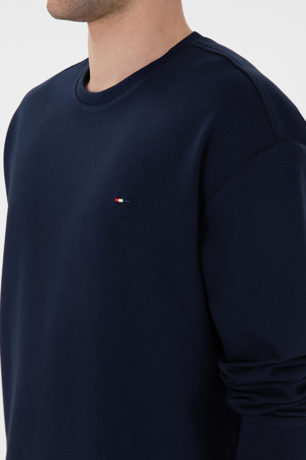 Erkek Comfort Fit Bisiklet Yaka Lacivert Sweatshirt Sepette S_rpriz _ndirim - U.s. polo assn фото 7