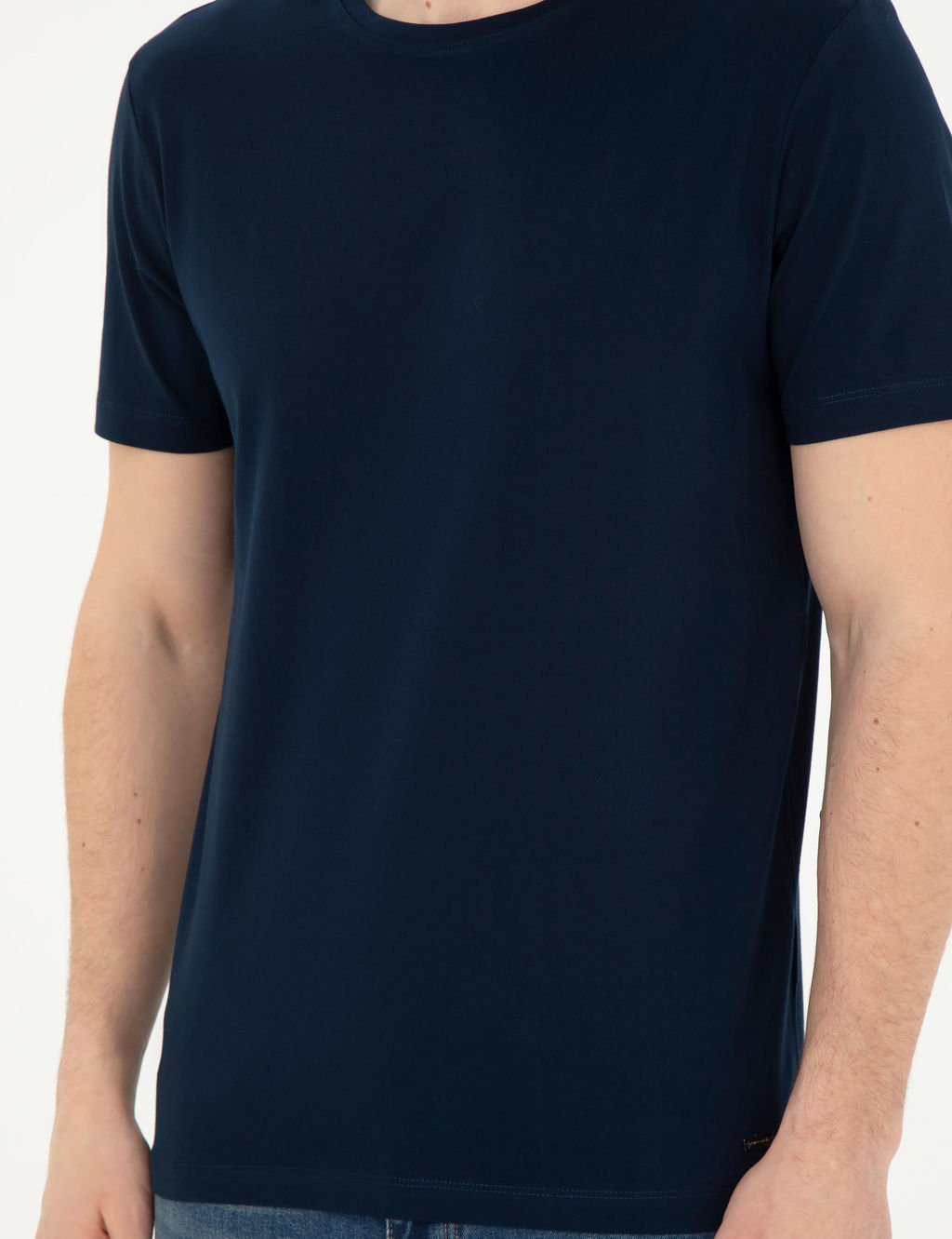 Lacivert Slim Fit Ti__rt