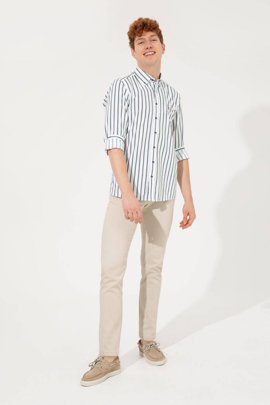 U. S. Polo Assn / Мужские брюки чинос Stone - U.s. polo assn фото 3