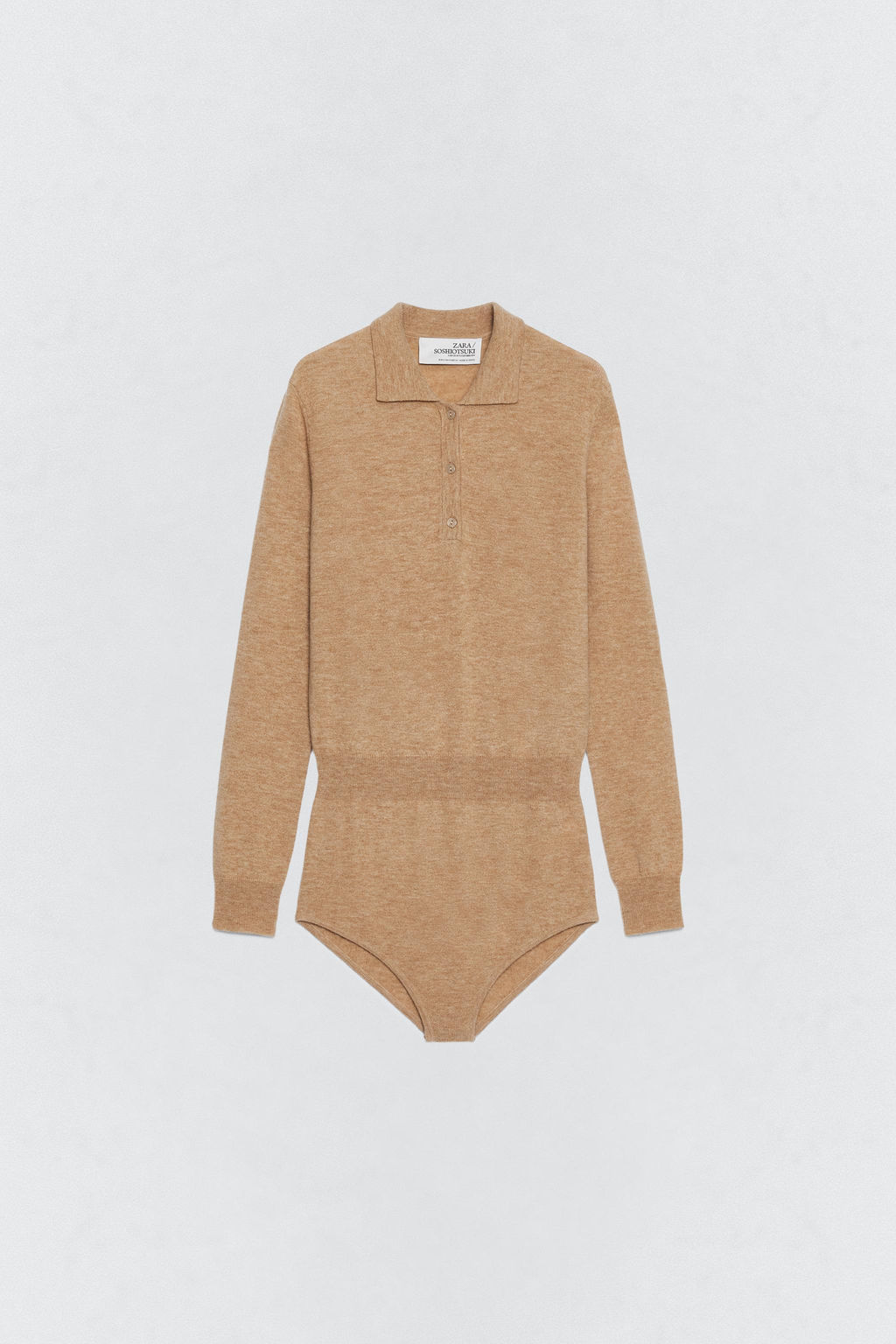 WOOL POLO NECK BODYSUIT SOSHIOTSUKI X ZARA фото 3