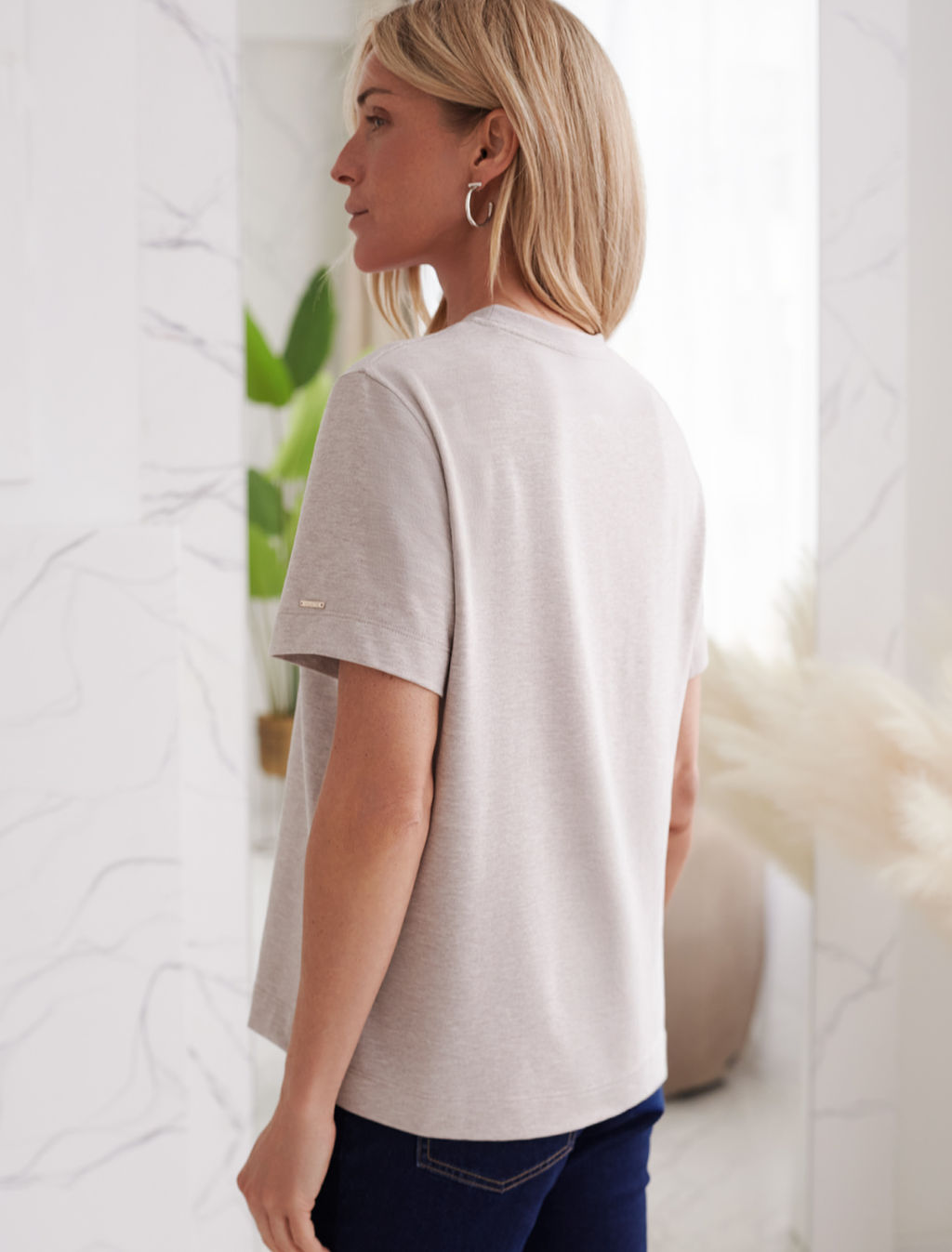 Футболка из премиального хлопка с авторским принтом - Vilatte фото 5