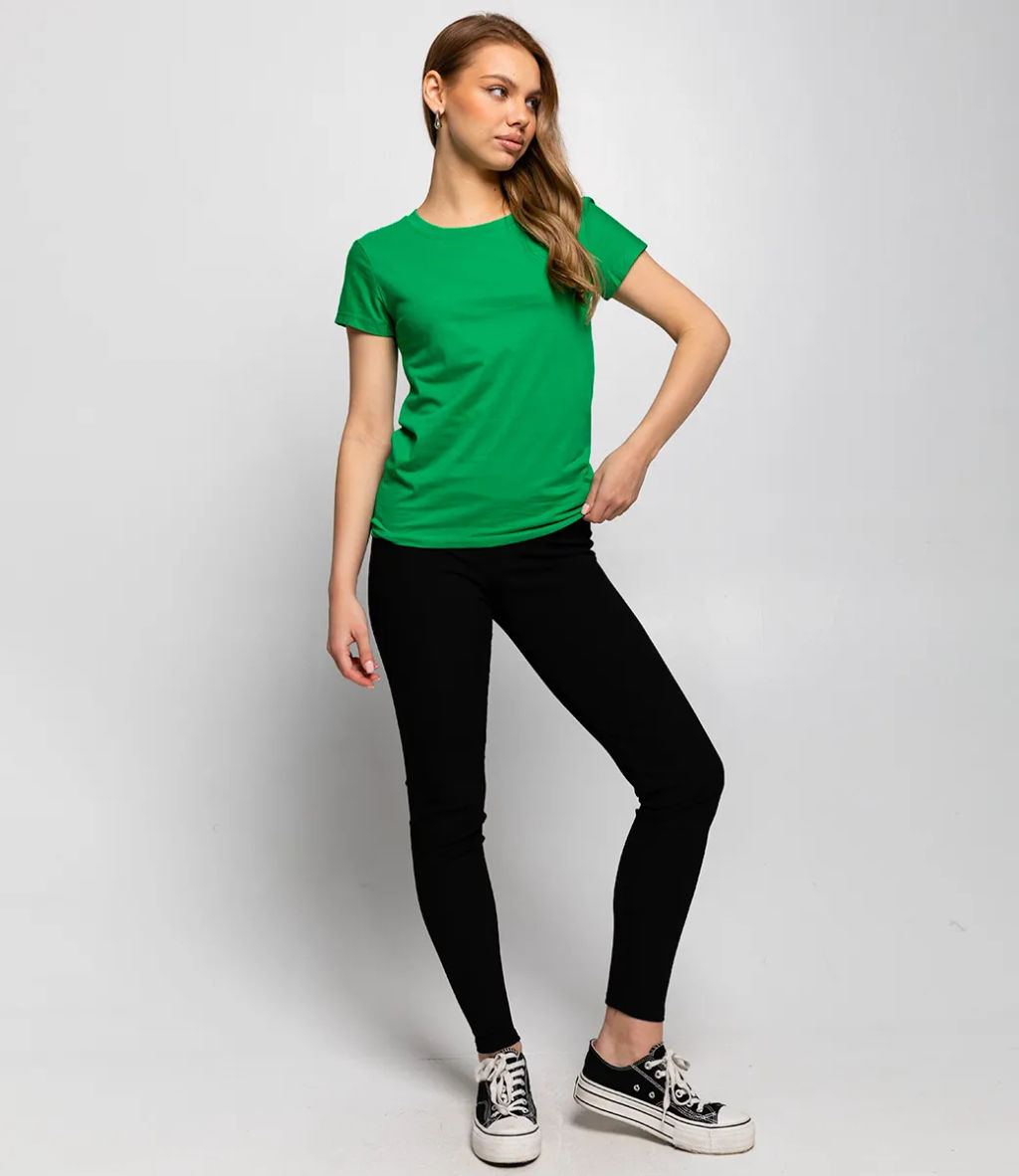 Футболка #ОКТ1665, зелёный