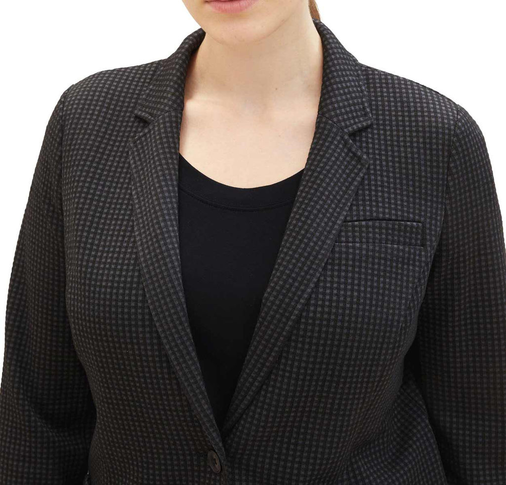 Блейзер, черно-серый - Tom tailor фото 6