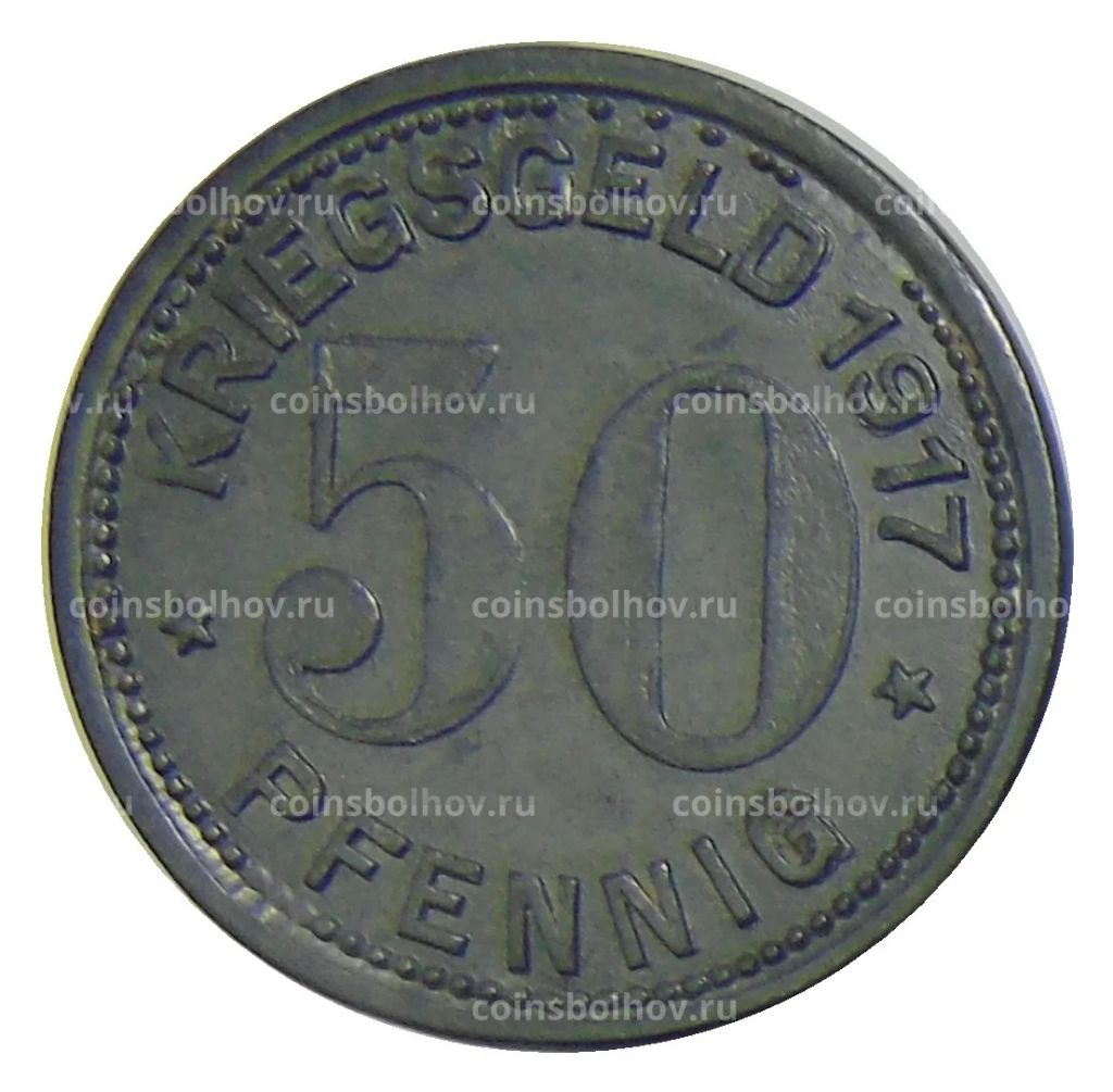 50 пфеннигов 1917 года Германия  Нотгельд Охлигс