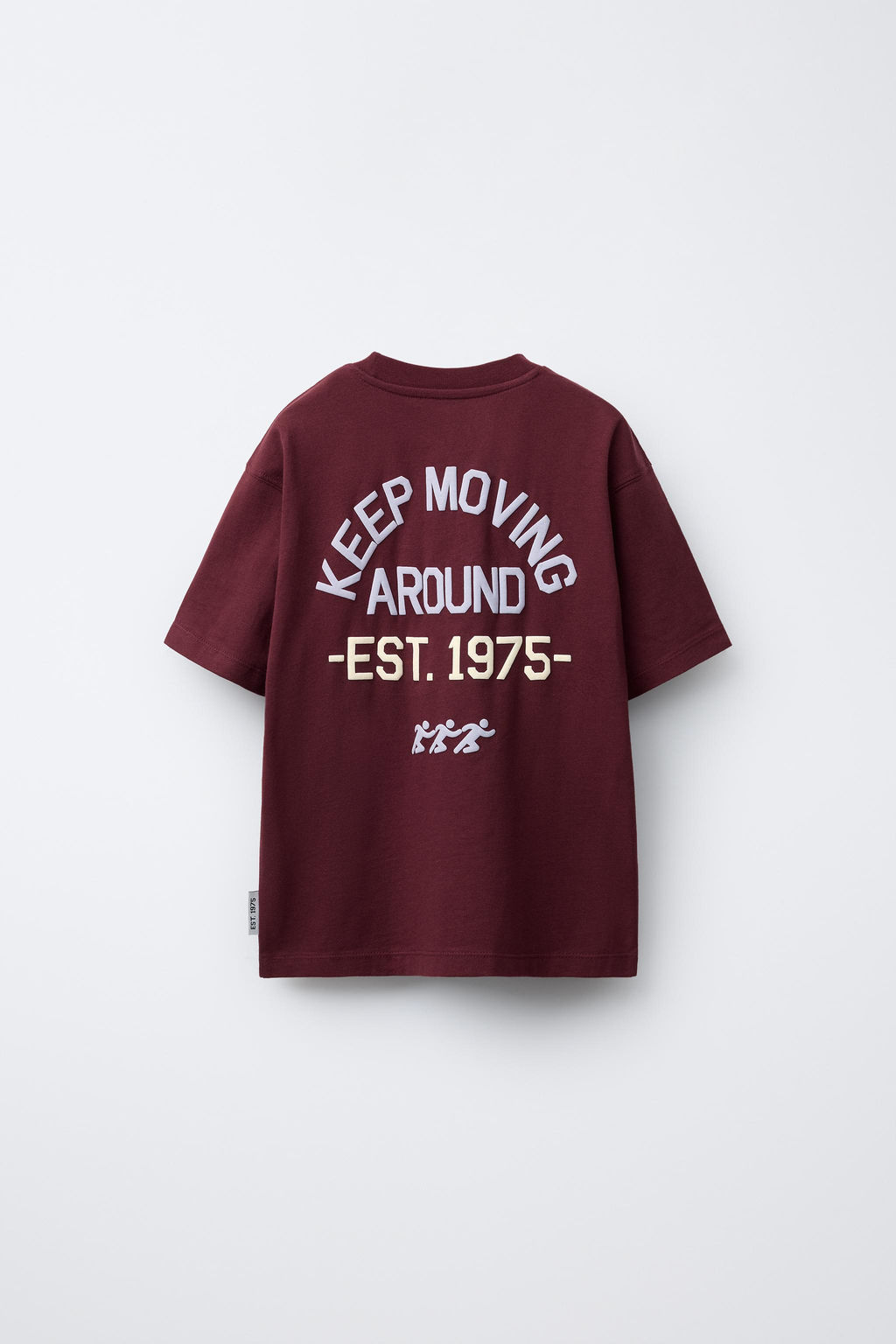 VARSITY RAISED SLOGAN T-SHIRT - Zara фото 2