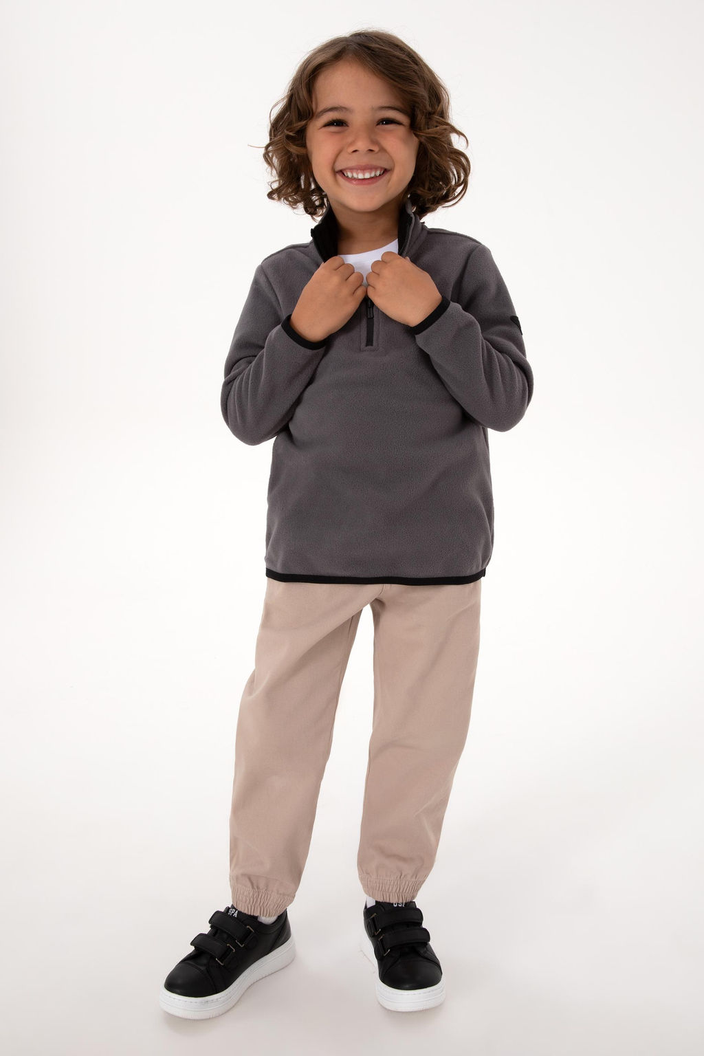 Erkek _ocuk Gri Sweatshirt Sepette S_rpriz _ndirim - U.s. polo assn фото 2
