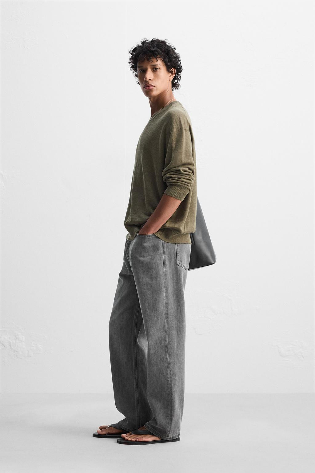 LIGHTWEIGHT 100% LINEN SWEATER - Zara фото 12