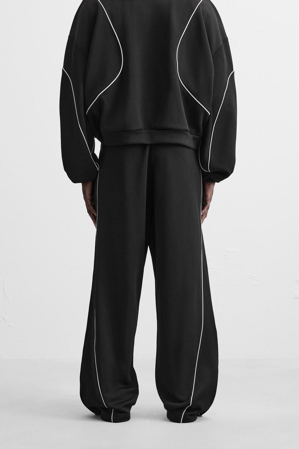 CONTRAST TECHNICAL TROUSERS - Zara фото 3