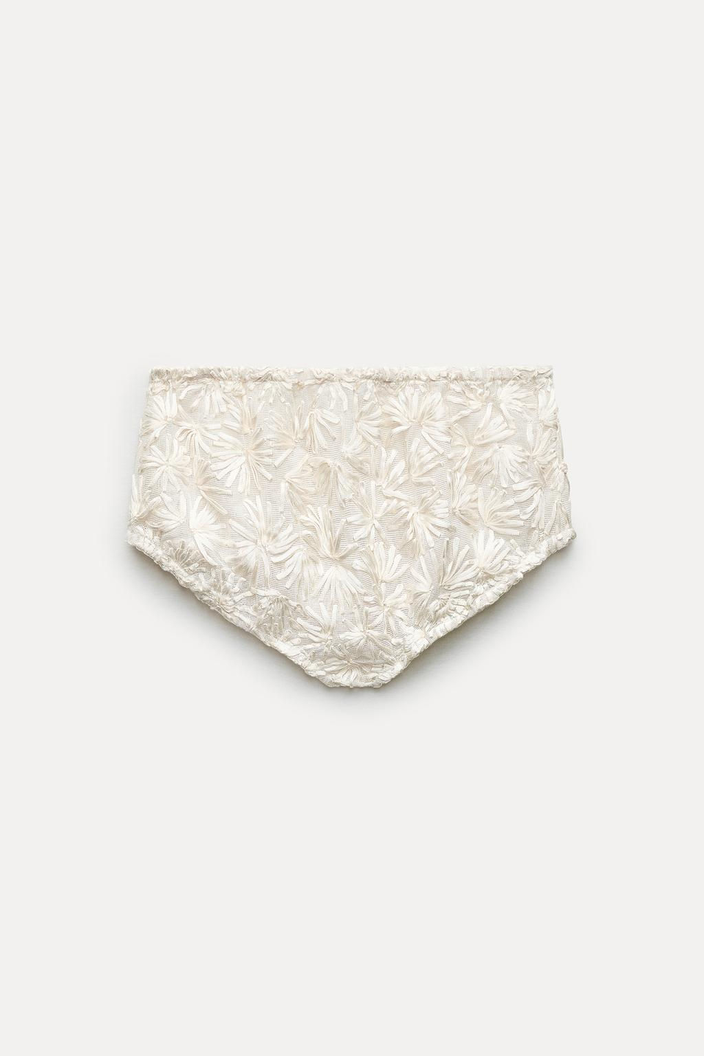 EMBROIDERED BEADED SHORTS - Zara фото 3