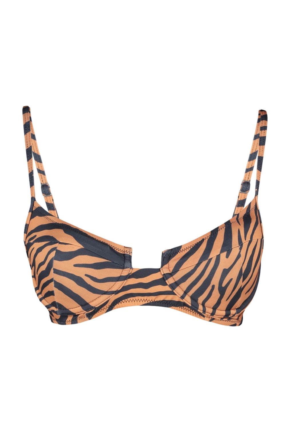 Zebra Desenli Balkonet Bikini Ustu TBESS21BU0018 - Trendyolmilla фото 6