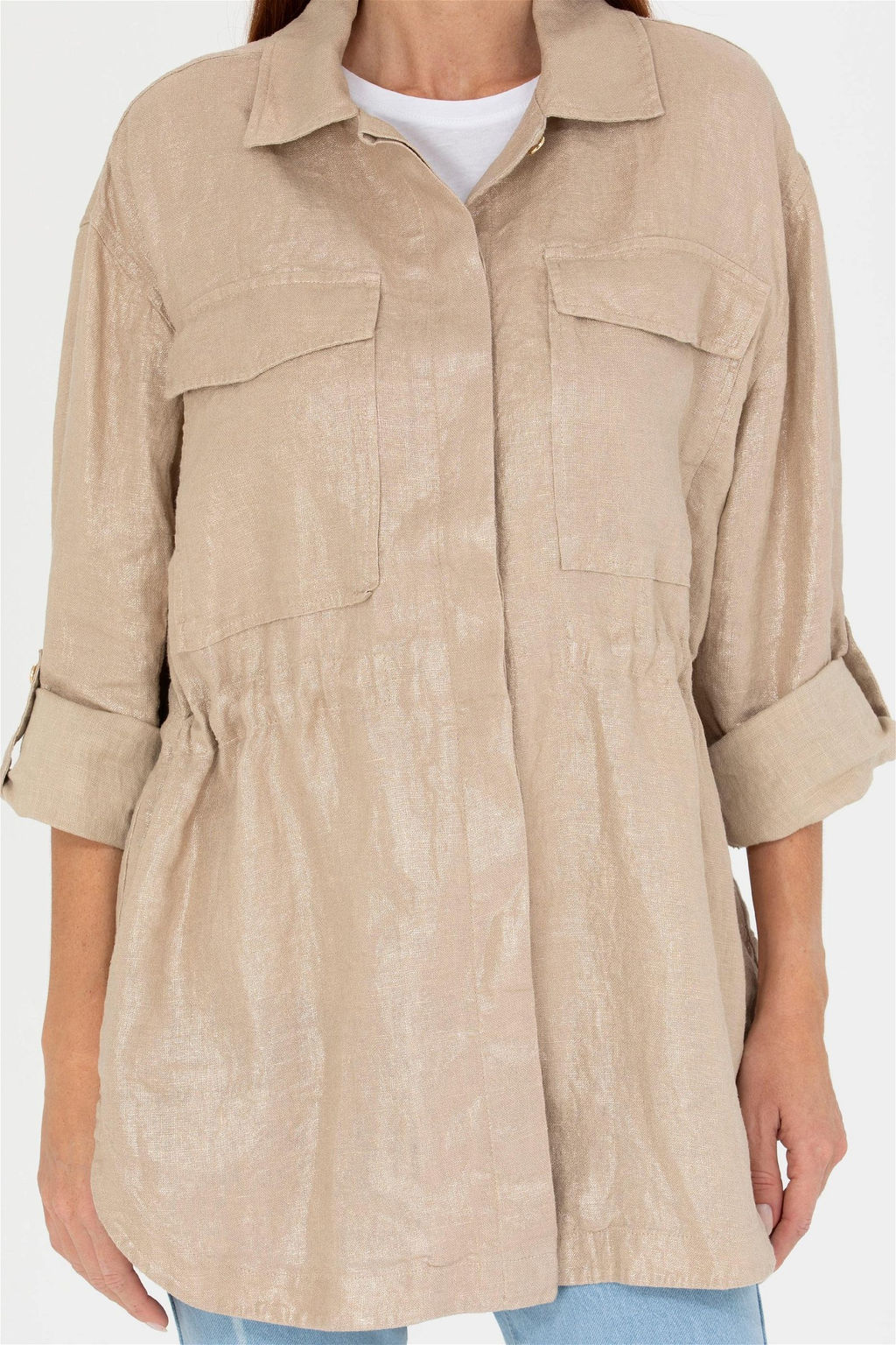 Женская светло-розовая куртка - U.s. polo assn фото 6