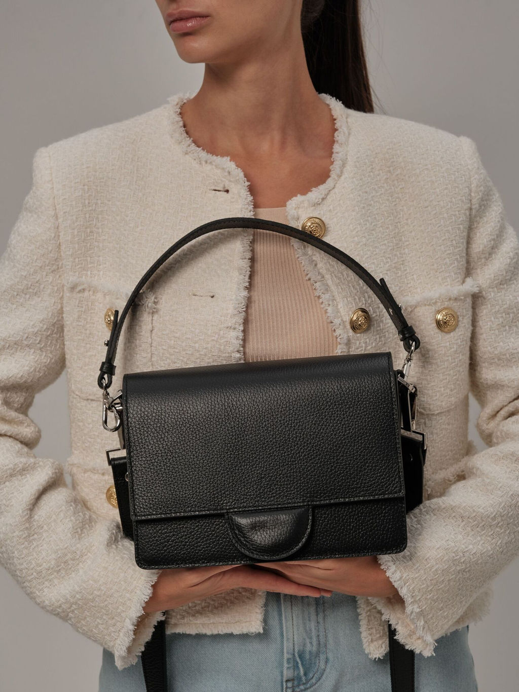 Сумка через плечо Deboro 30574 черная