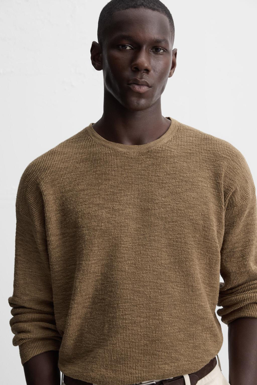 RUSTIC TEXTURED SWEATER - Zara фото 22