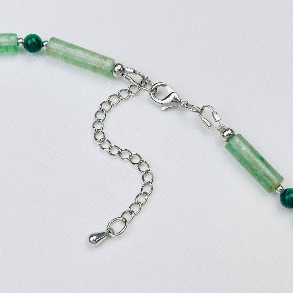 Чокер из зеленого Авантюрина и Малахита - Радуга самоцветов фото 3