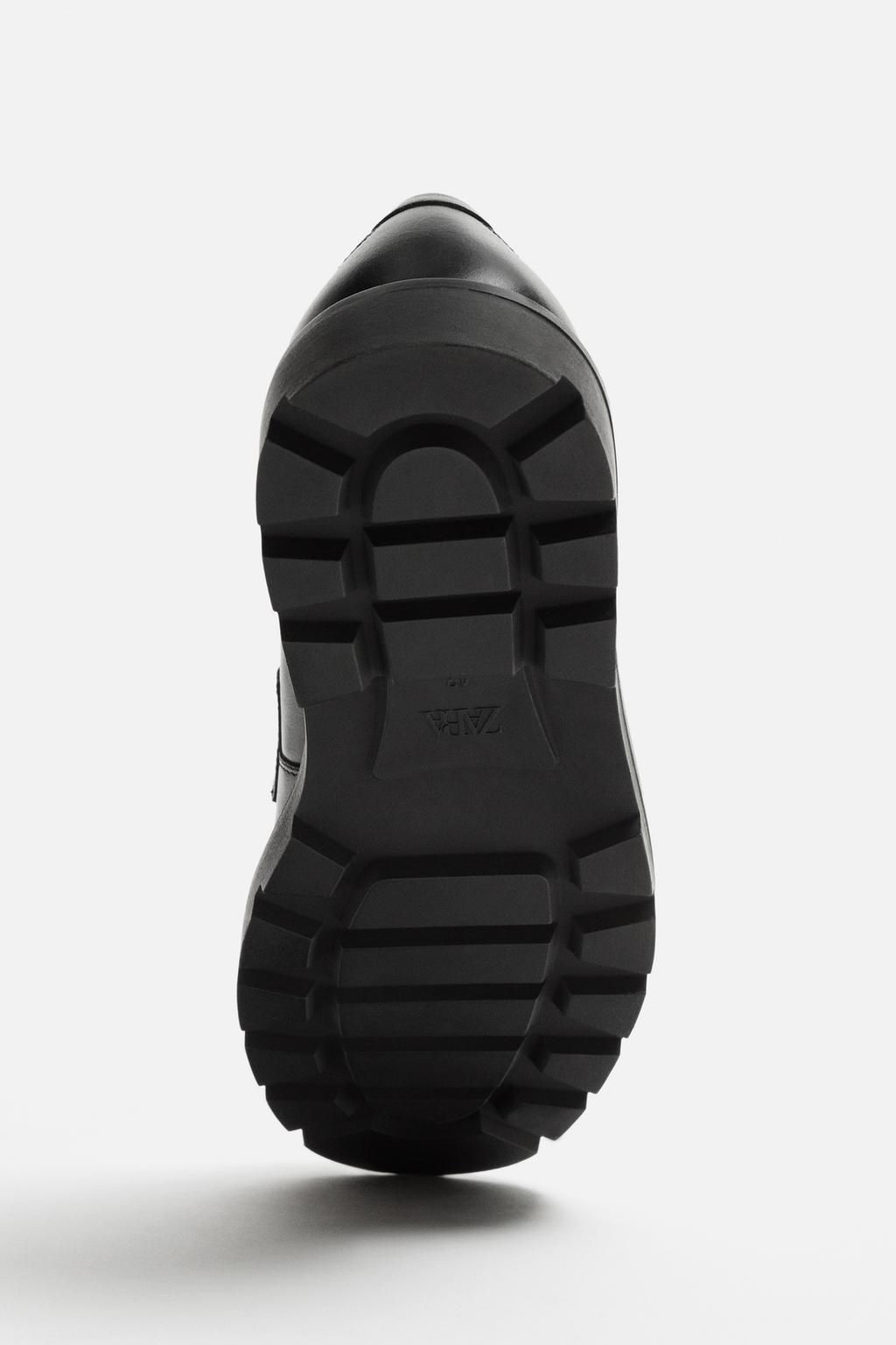 LEATHER PENNY LOAFERS - Zara фото 7