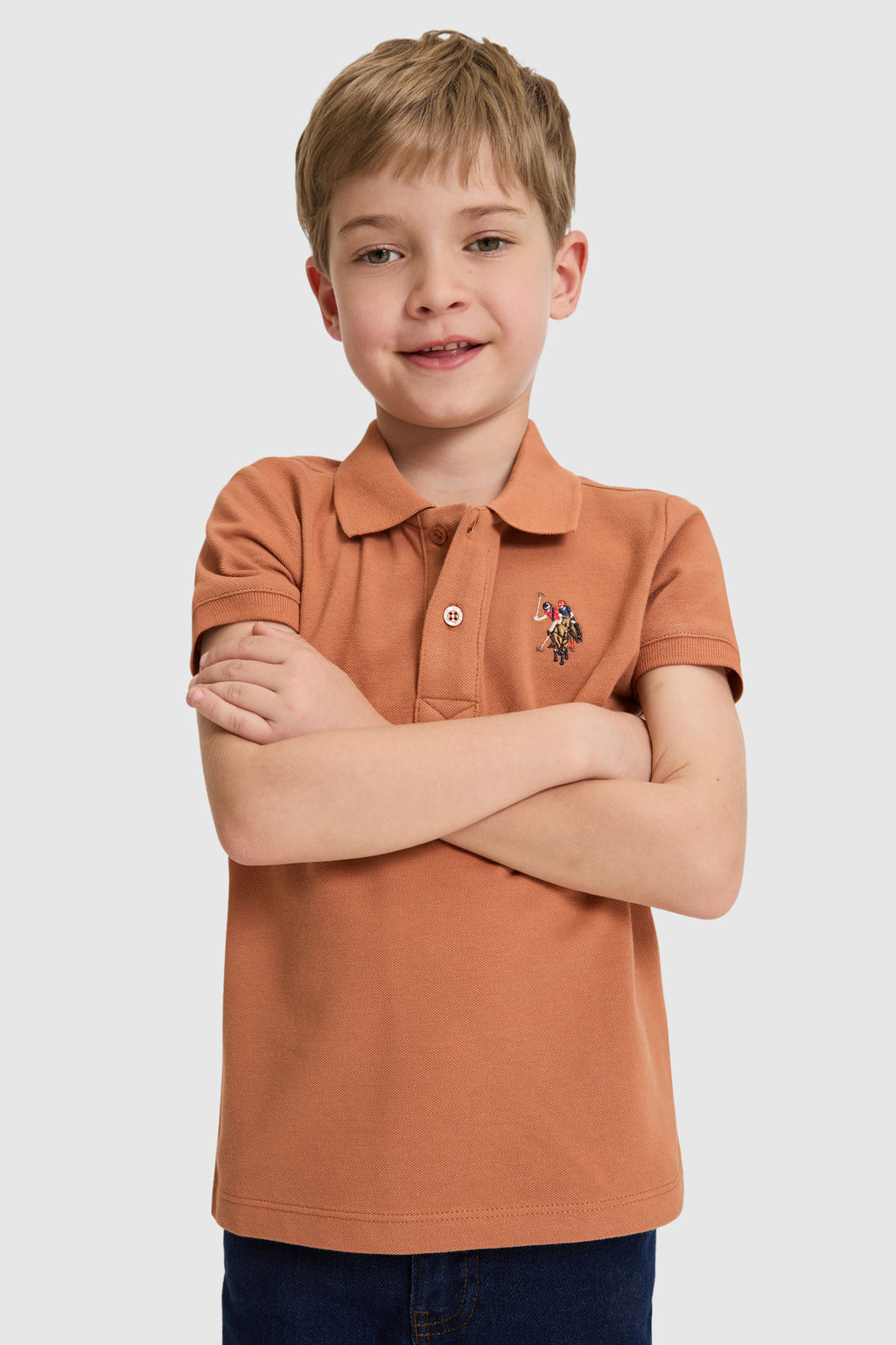 Erkek Гocuk GГl Kurusu Polo Yaka Basic TiЕГrt - U.s. polo assn фото 3