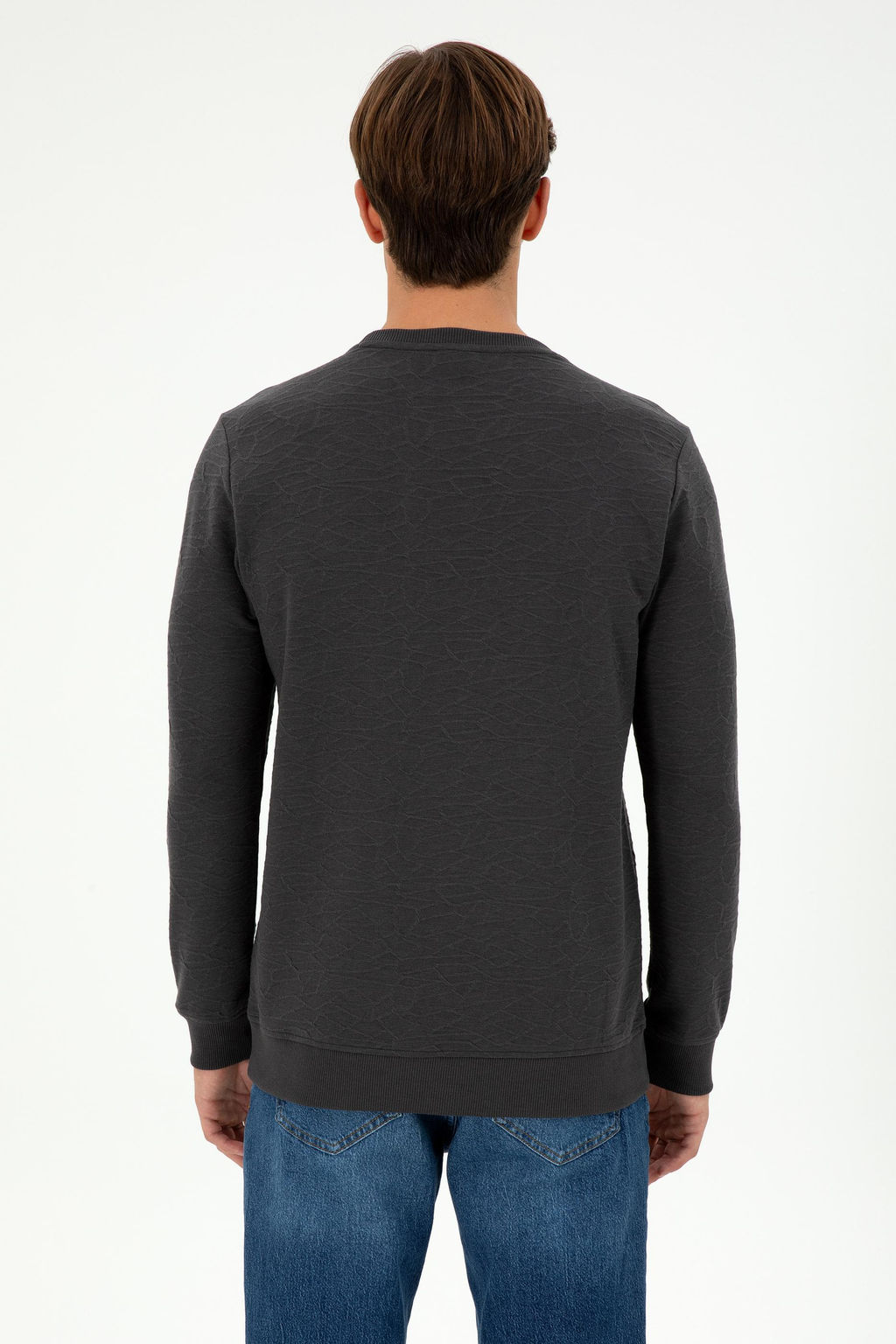 Мужской свитшот антрацитового цвета Неожиданная скидка в корзине - U.s. polo assn фото 5