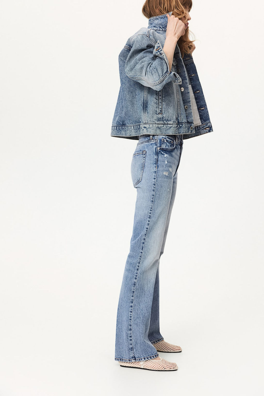 Bootcut High Jeans - H&m фото 4