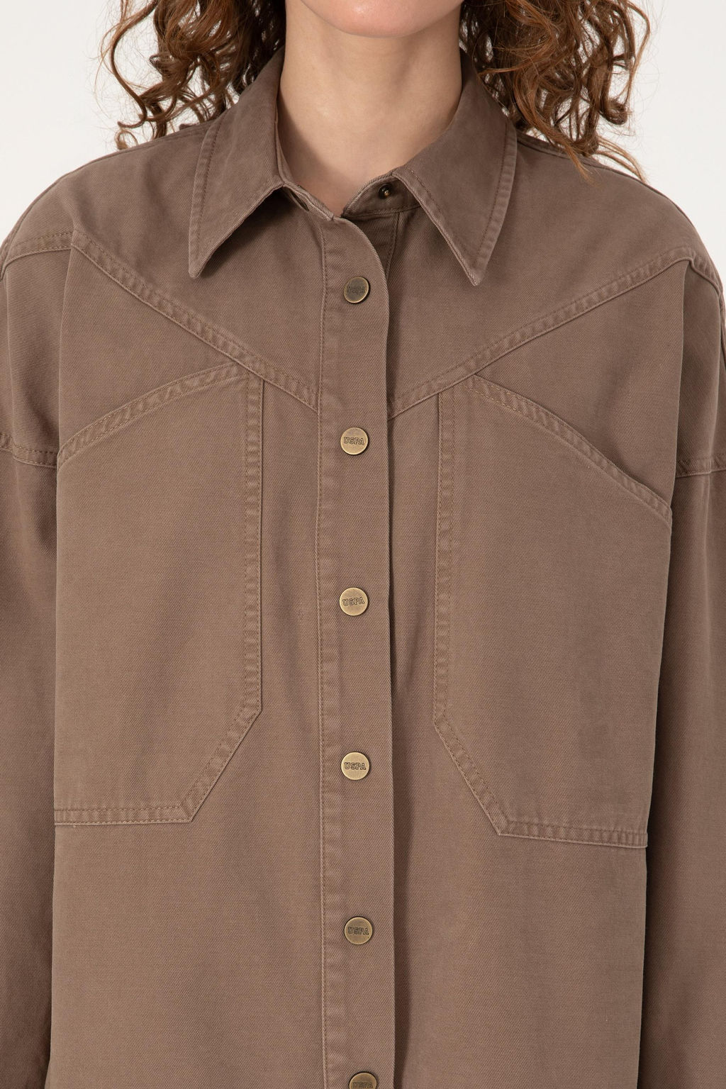 Kad_n Haki Uzun Kollu G_mlek - U.s. polo assn фото 6