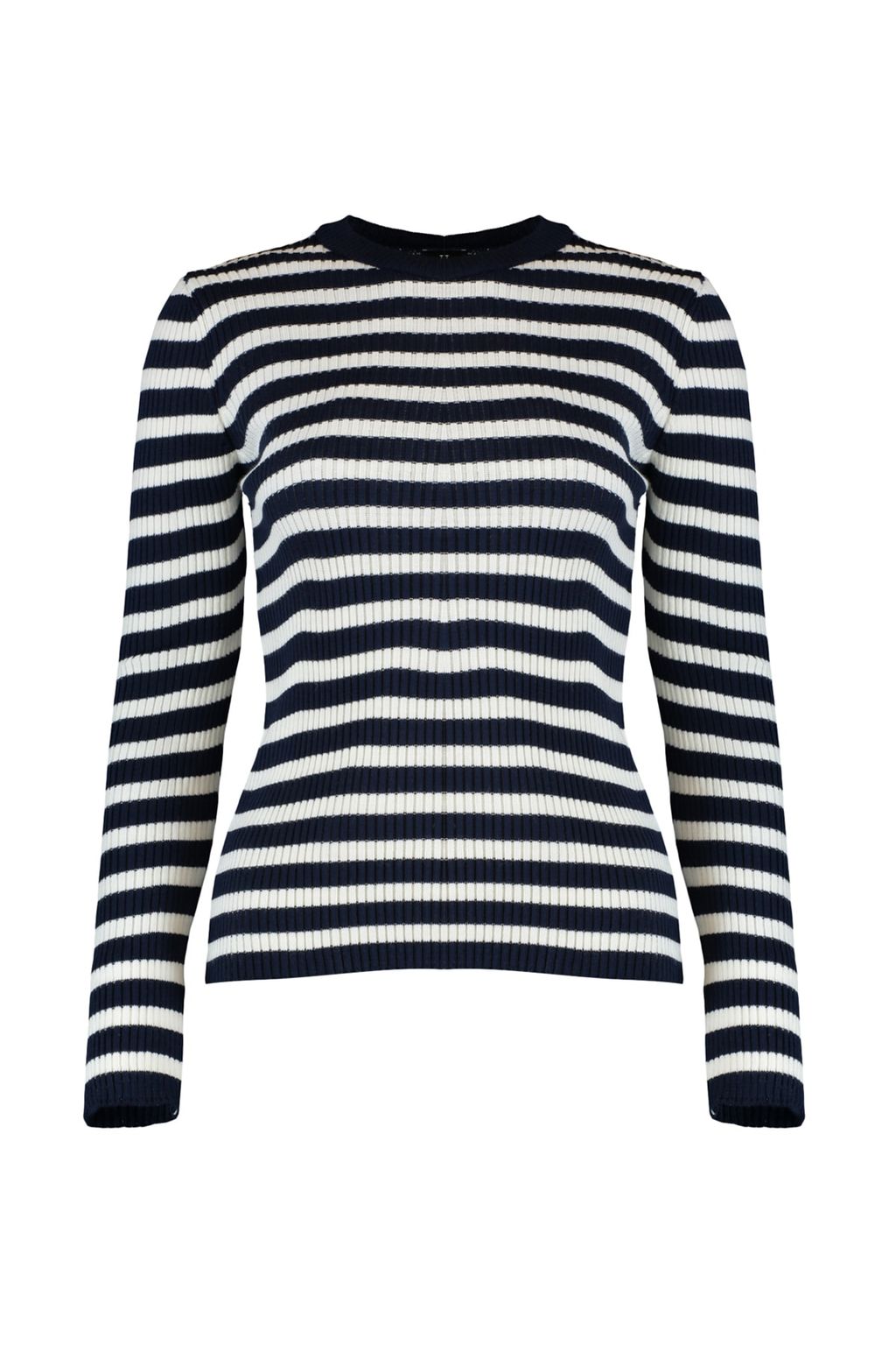 Lacivert Basic Cizgili Triko Kazak TWOAW21KZ0942