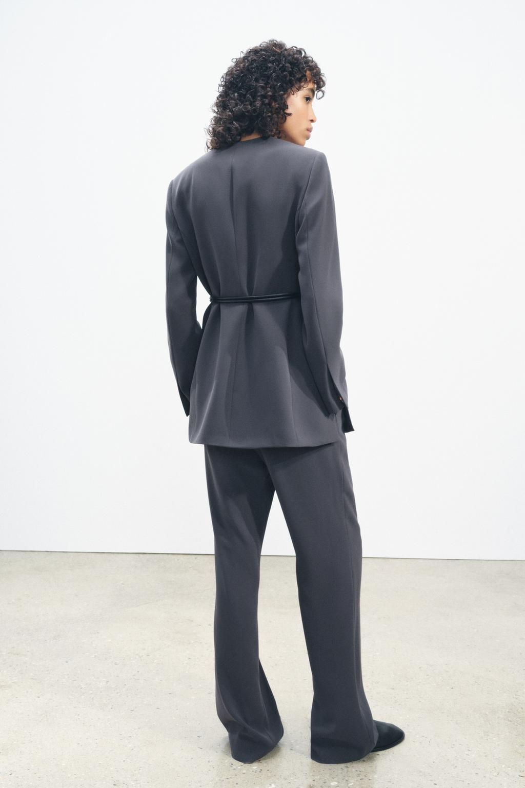 ZW COLLECTION STRAIGHT-FIT TROUSERS - Zara фото 26
