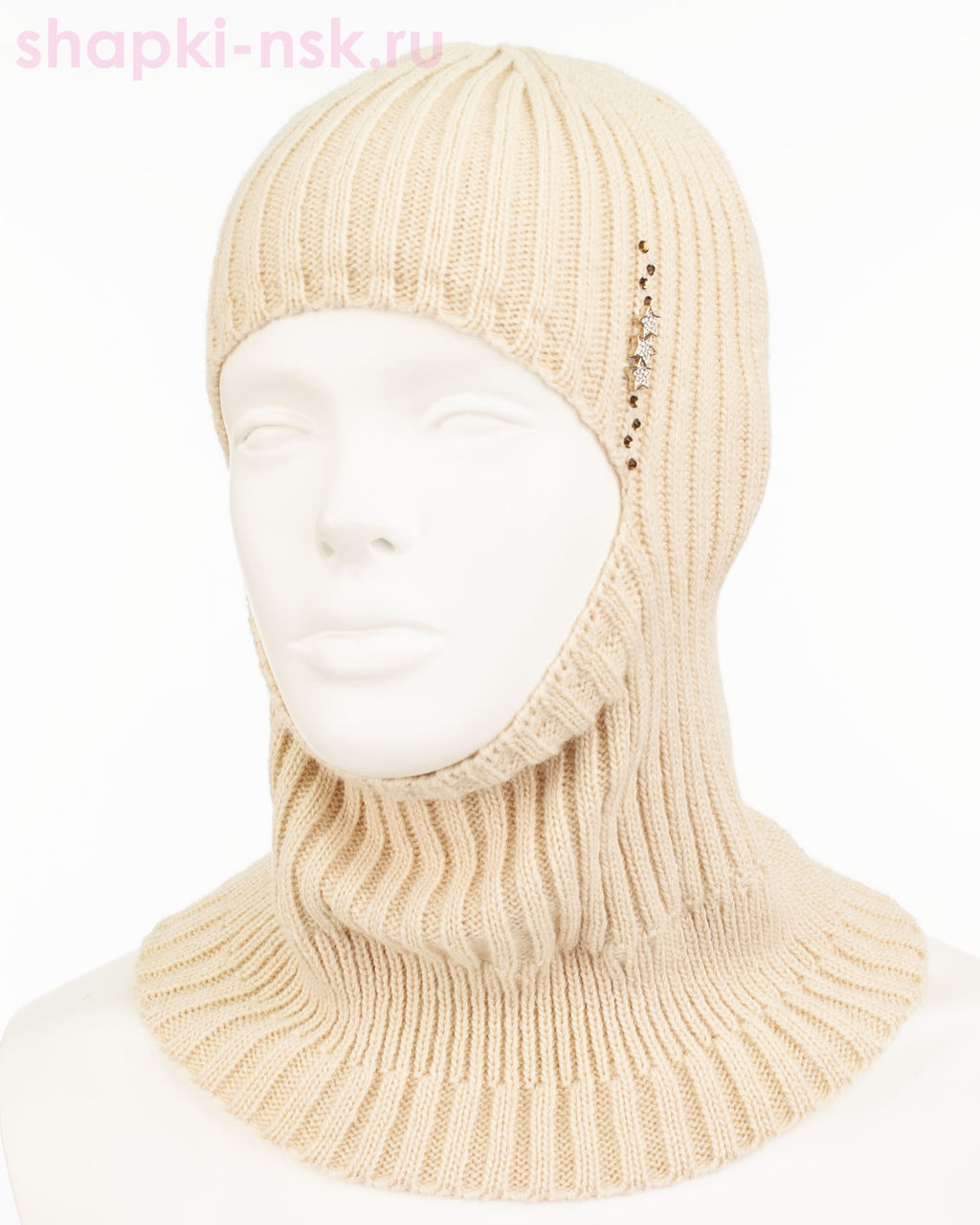 03-42-S Шлем для девочки флис (50-52)