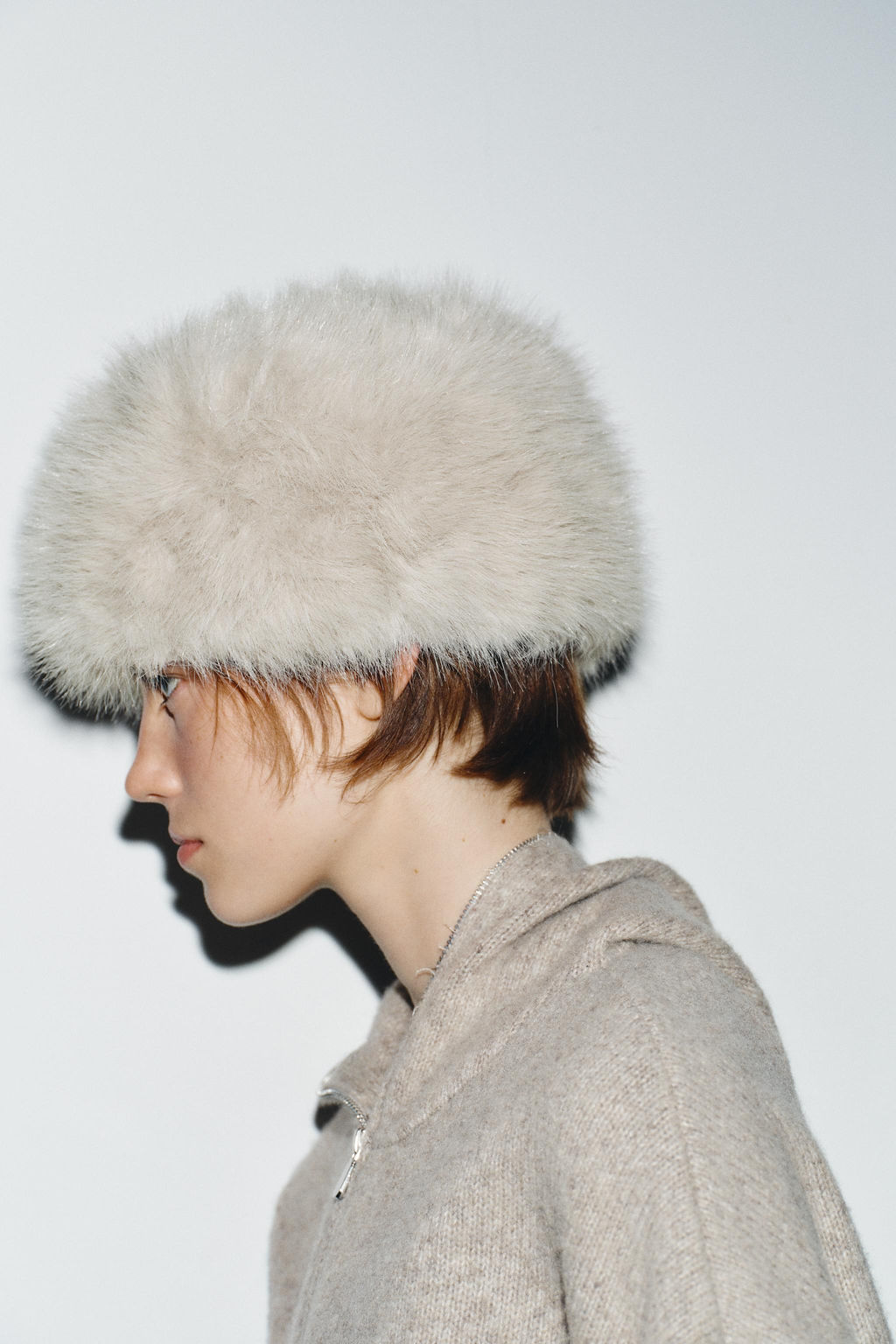 SHEEPSKIN SKULLCAP - Zara фото 6